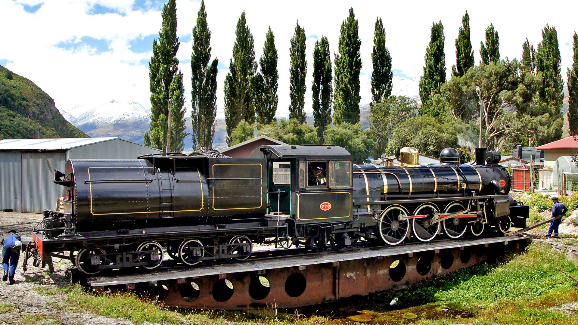 техника, паровозы, состав, локомотив