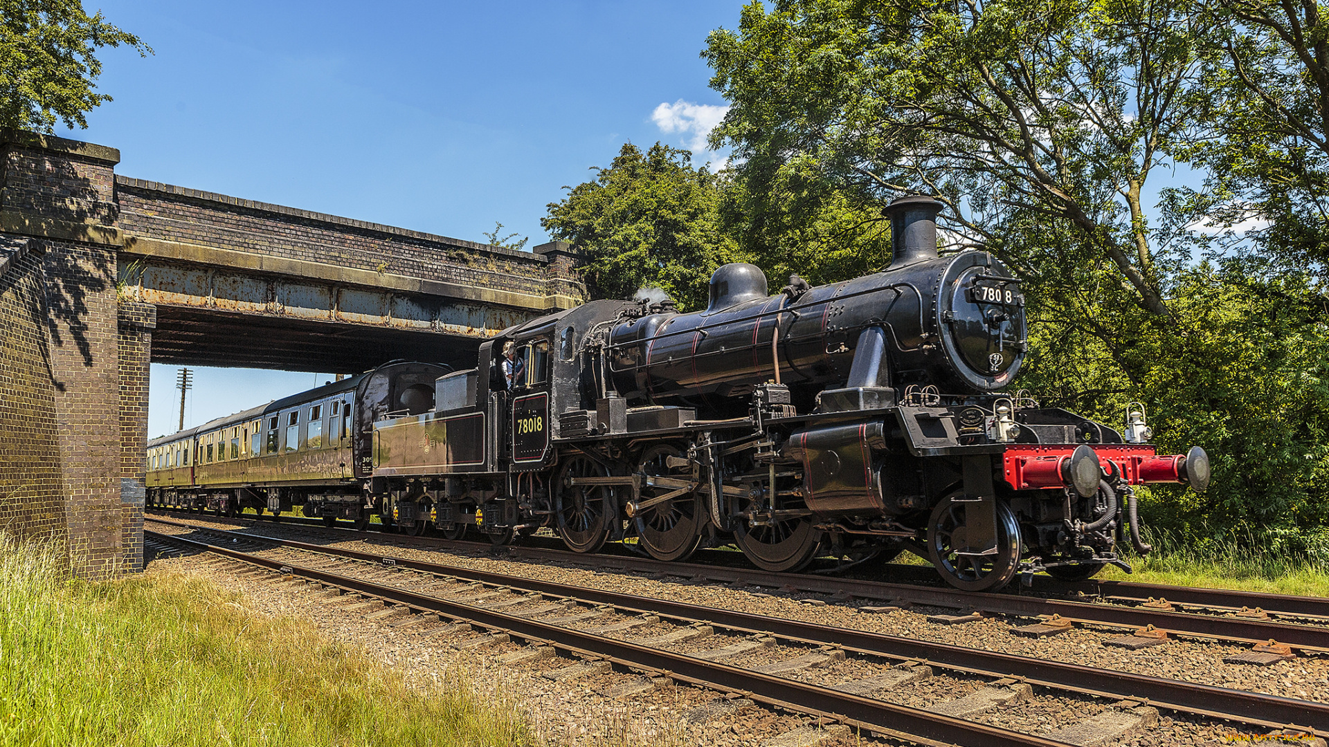 техника, паровозы, состав, локомотив