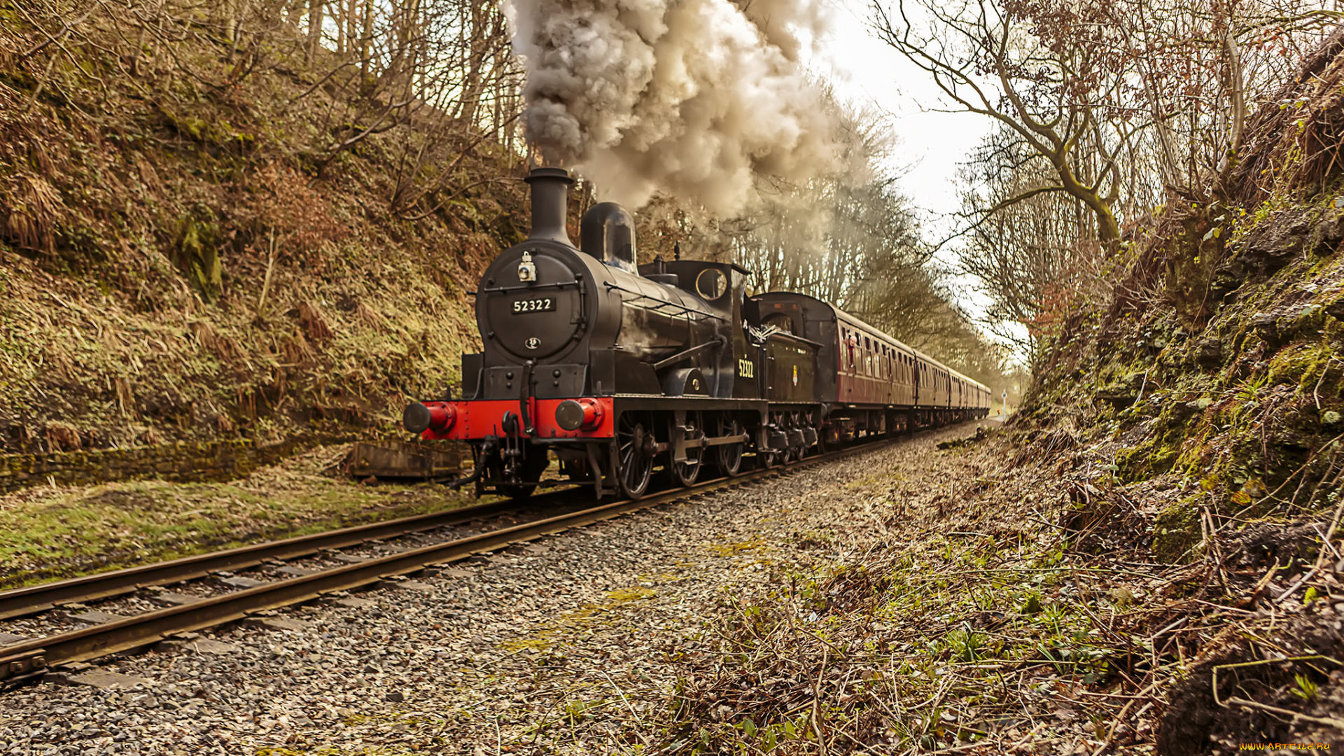 техника, паровозы, состав, локомотив