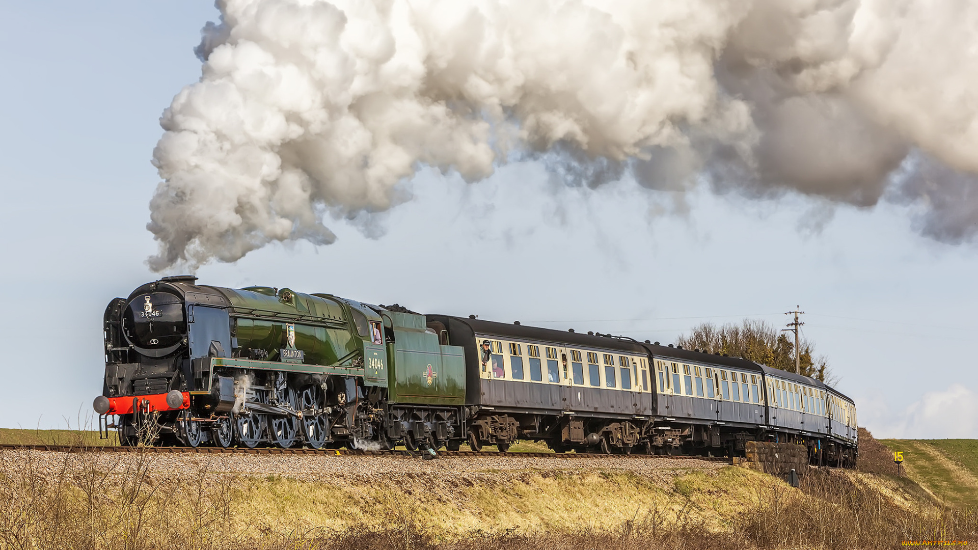 техника, паровозы, состав, локомотив