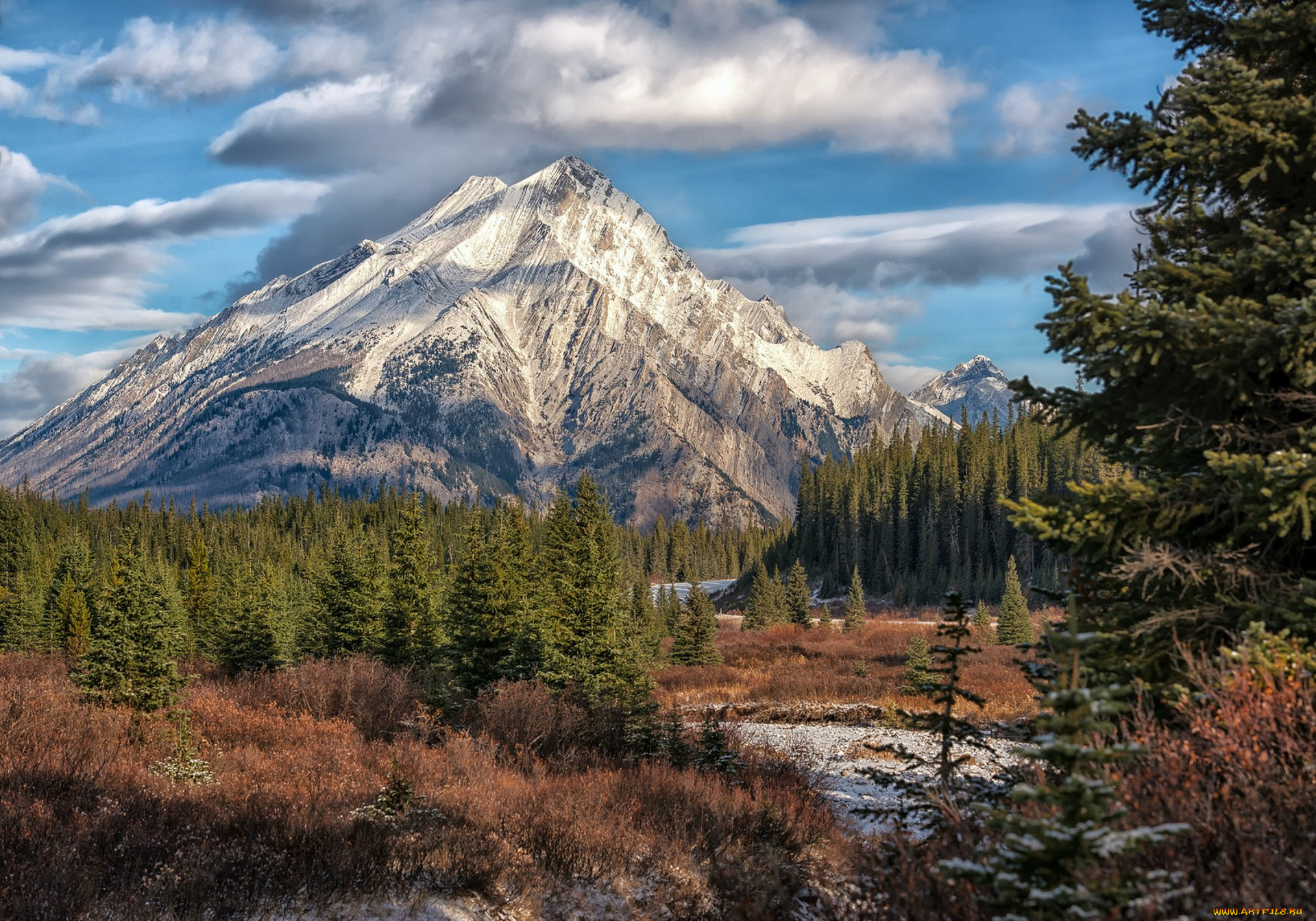 природа, горы, простор