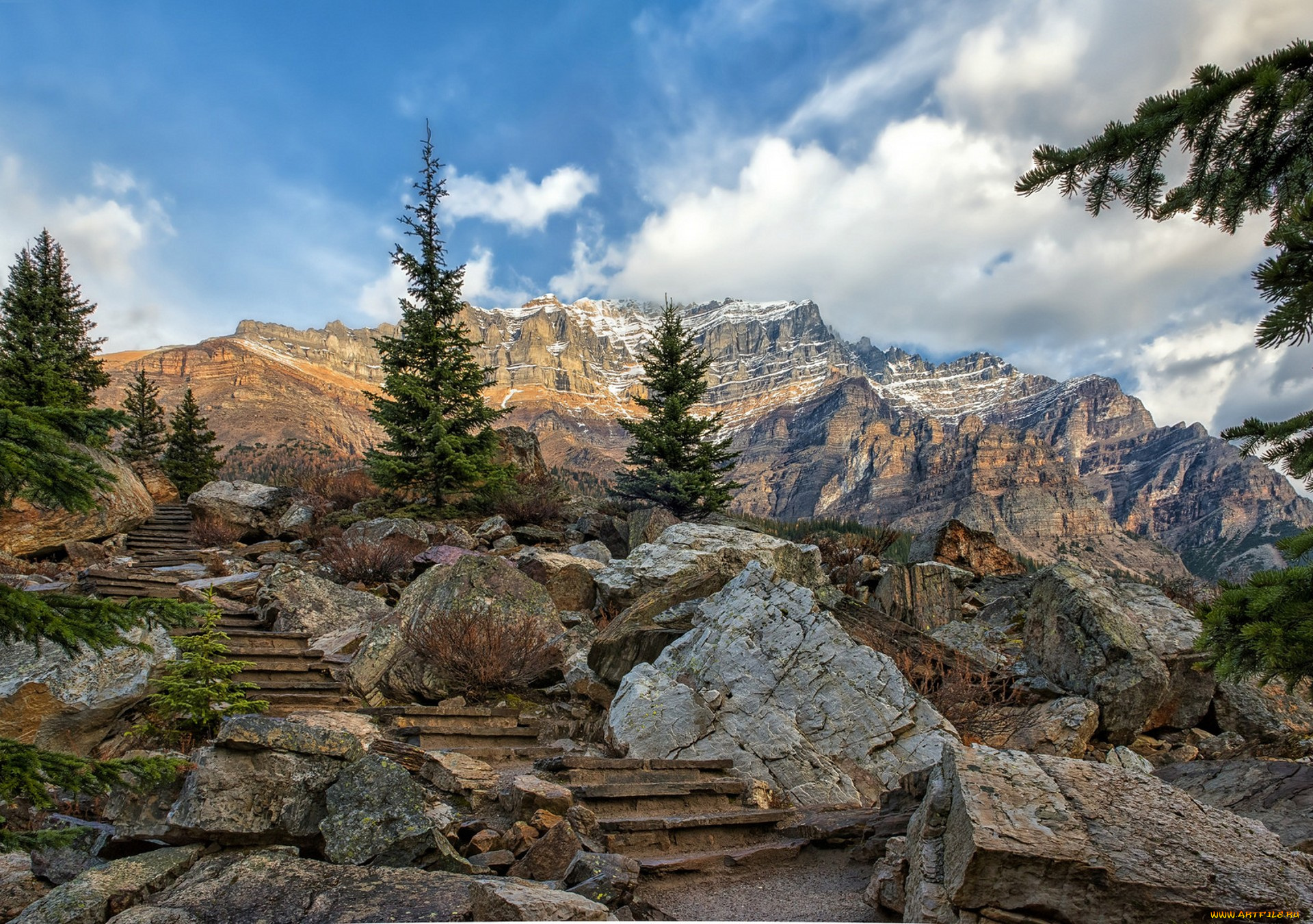 природа, горы, простор