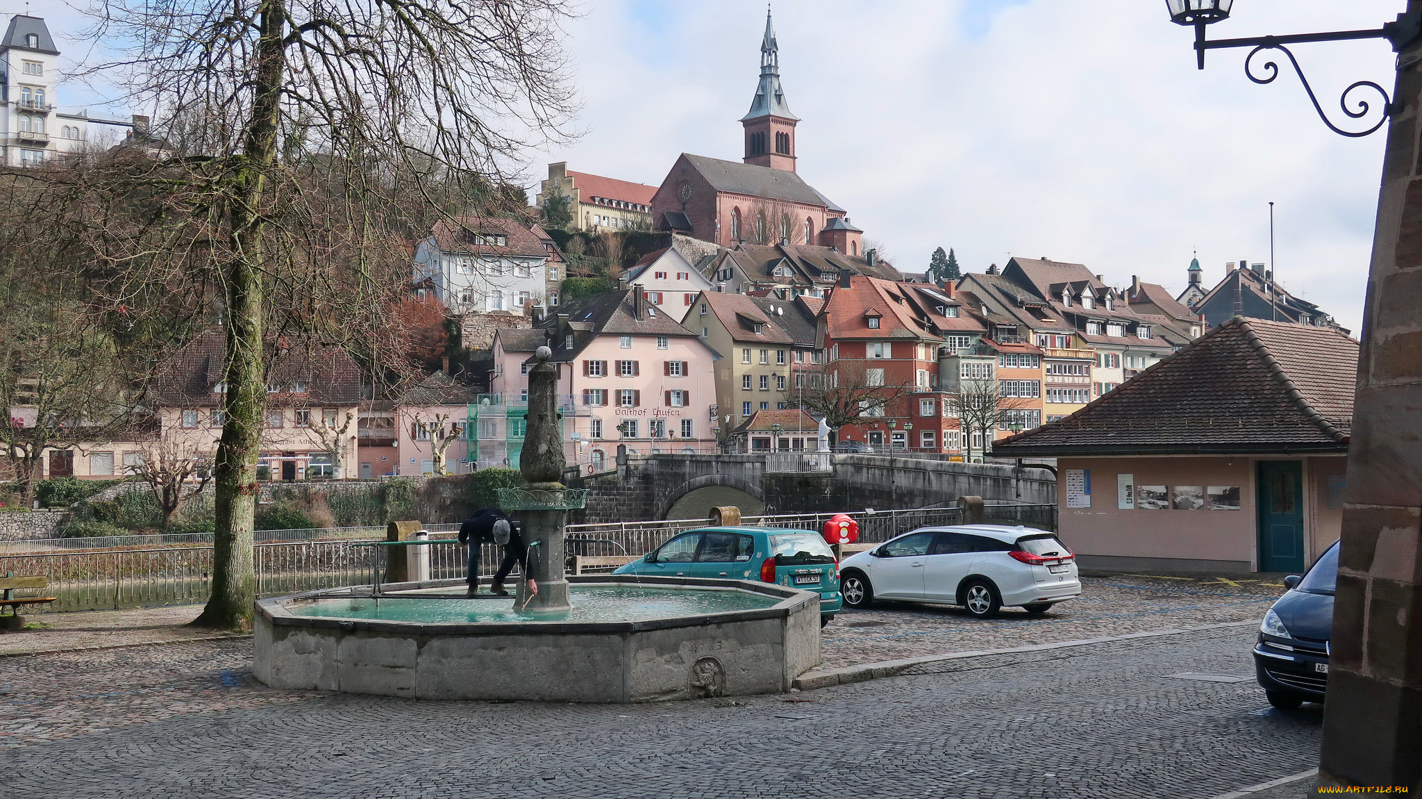 города, -, улицы, , площади, , набережные, дома, улица, фонтан