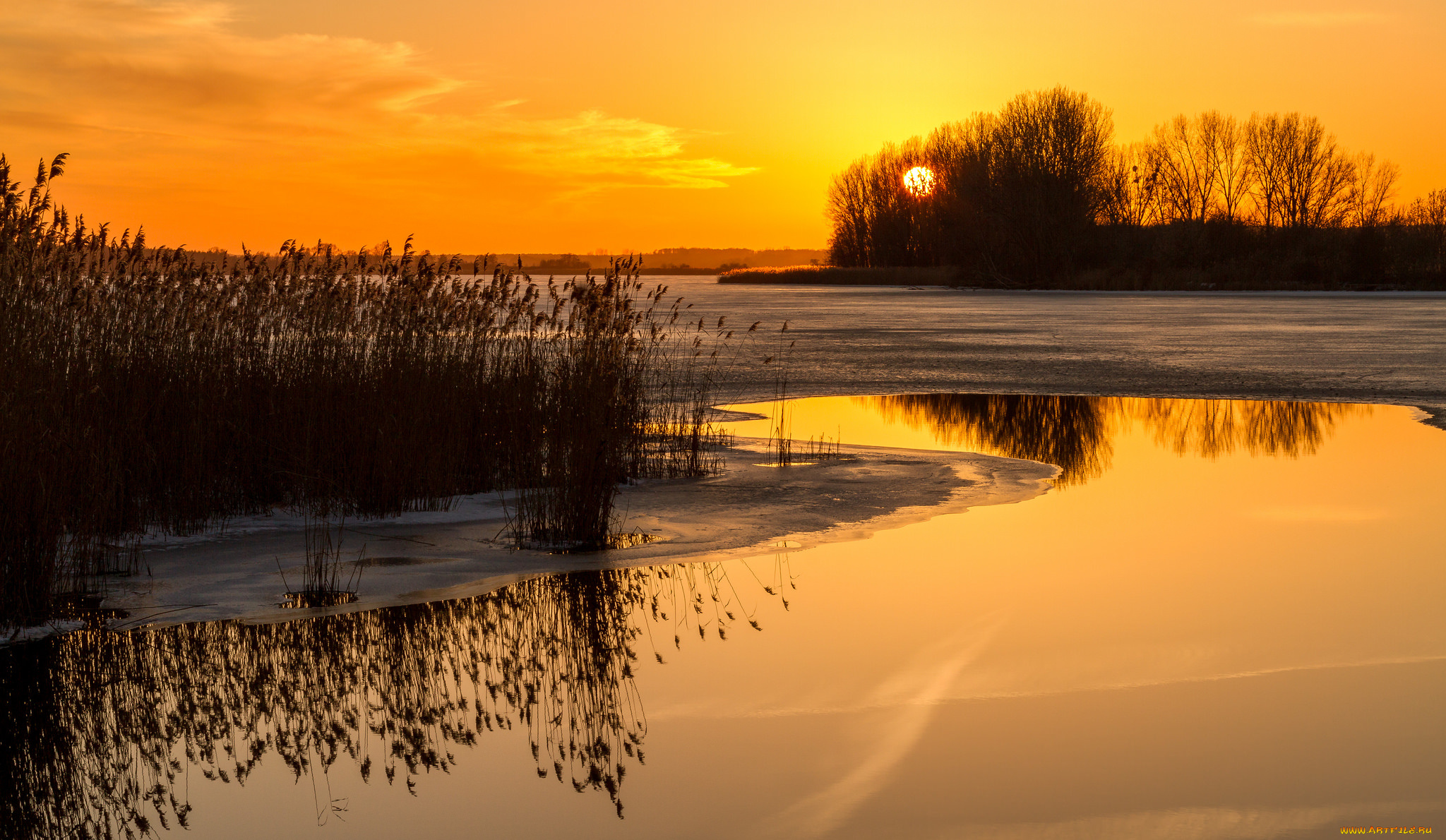 природа, восходы, закаты, простор