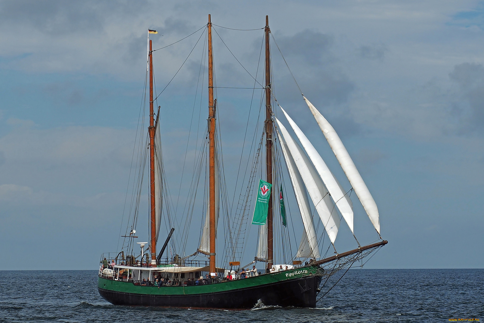 корабли, парусники, паруса, мачты