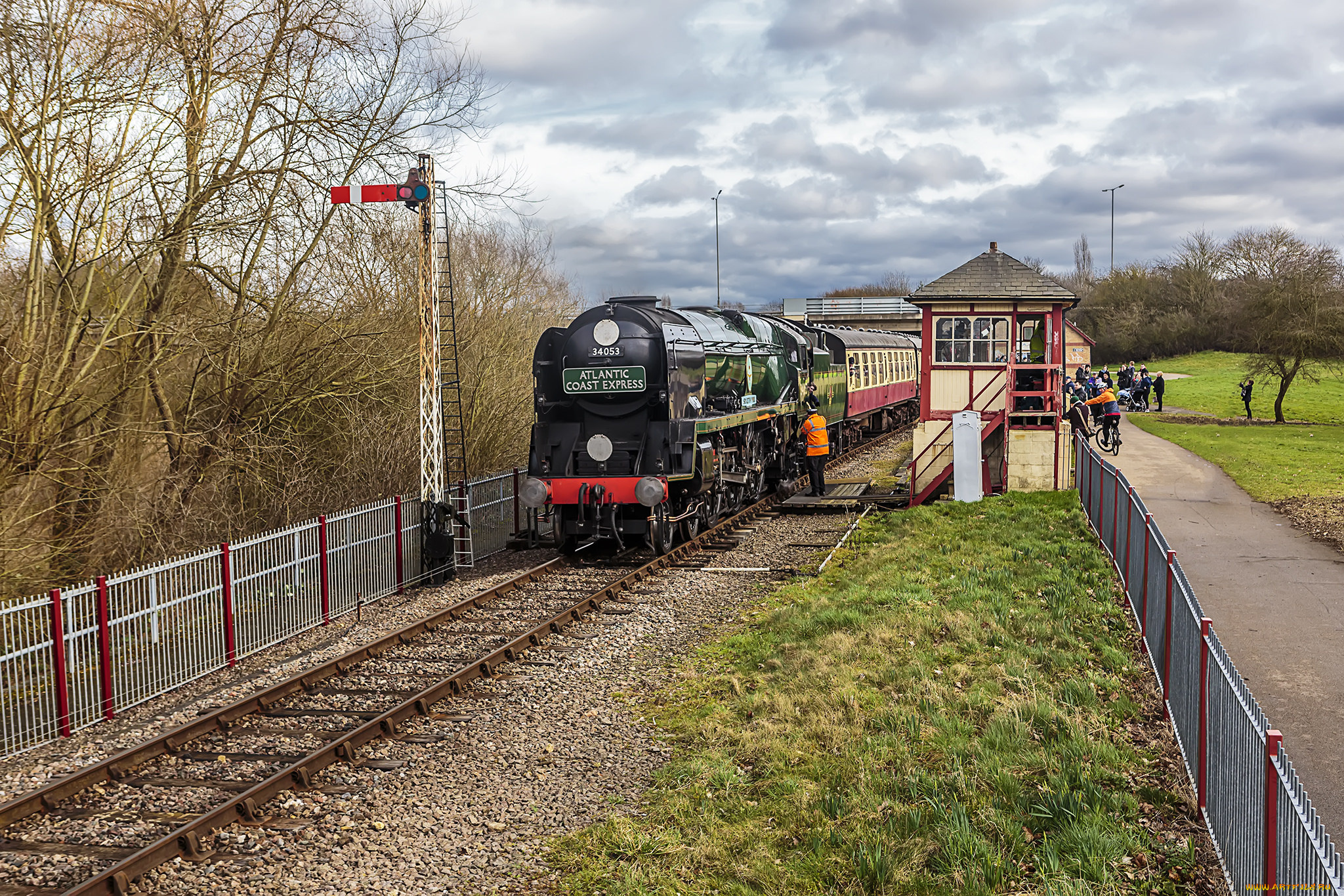 техника, паровозы, локомотив, состав