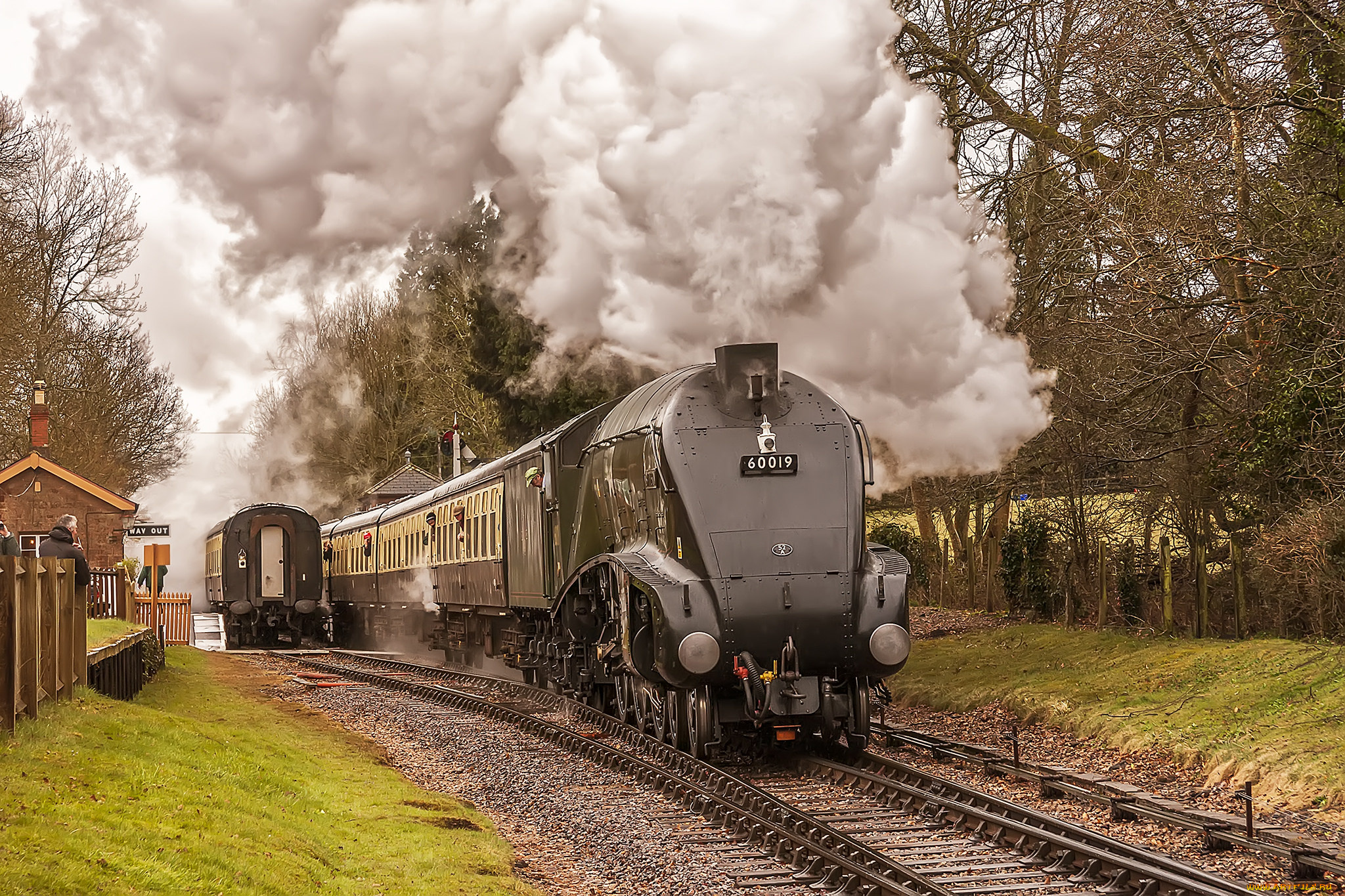 техника, паровозы, локомотив, состав