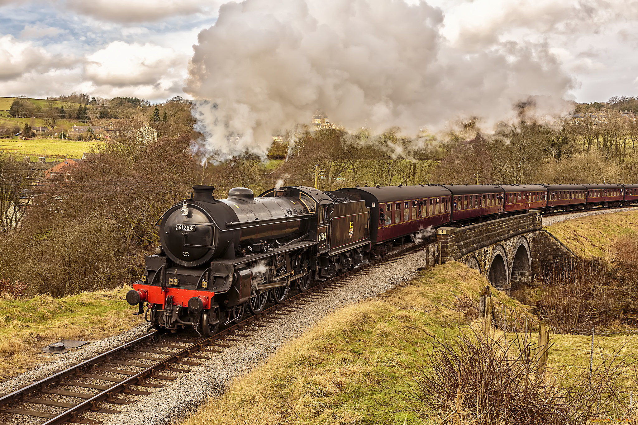 техника, паровозы, состав, локомотив
