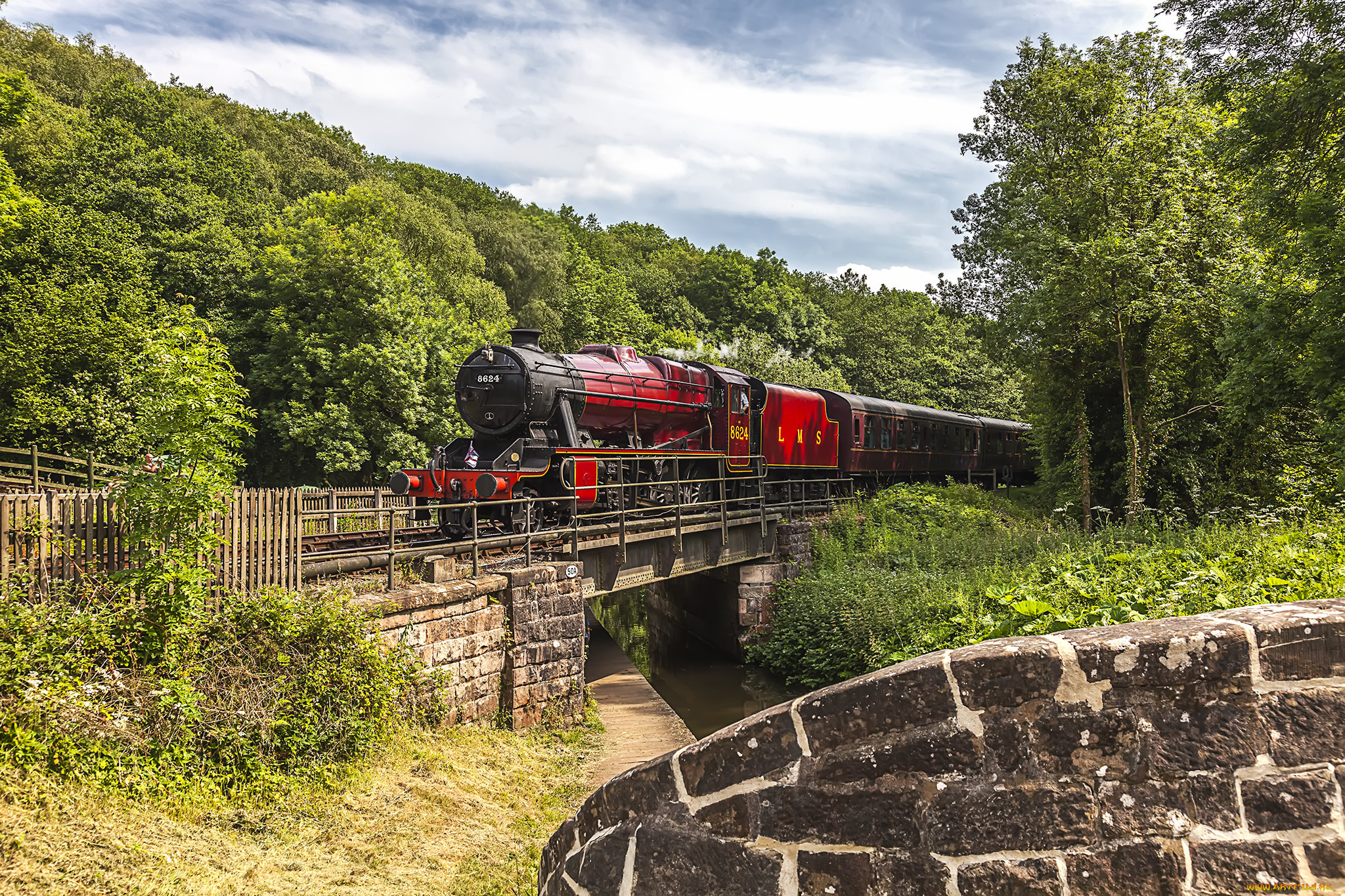 техника, паровозы, состав, локомотив