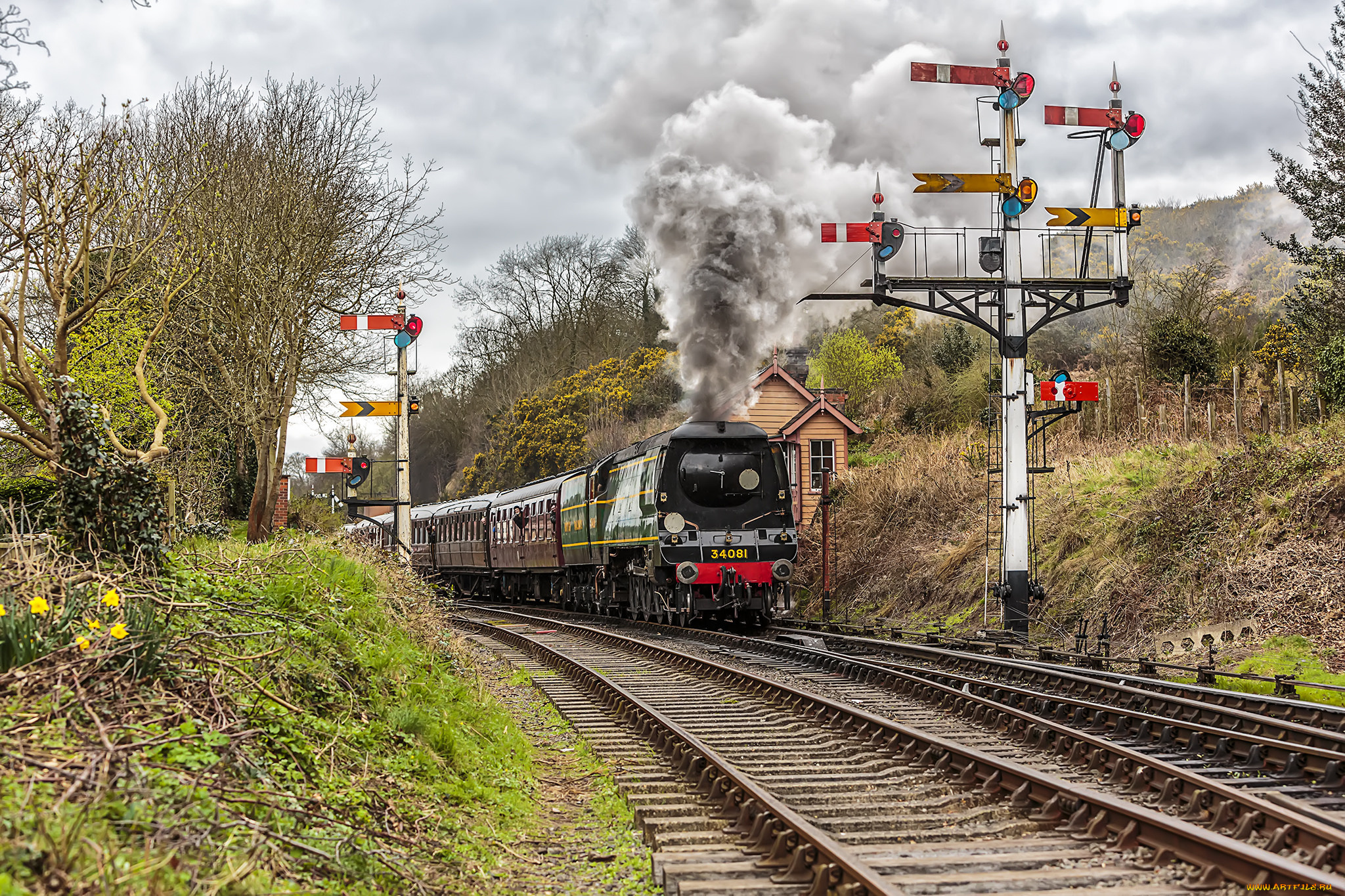 техника, паровозы, состав, локомотив
