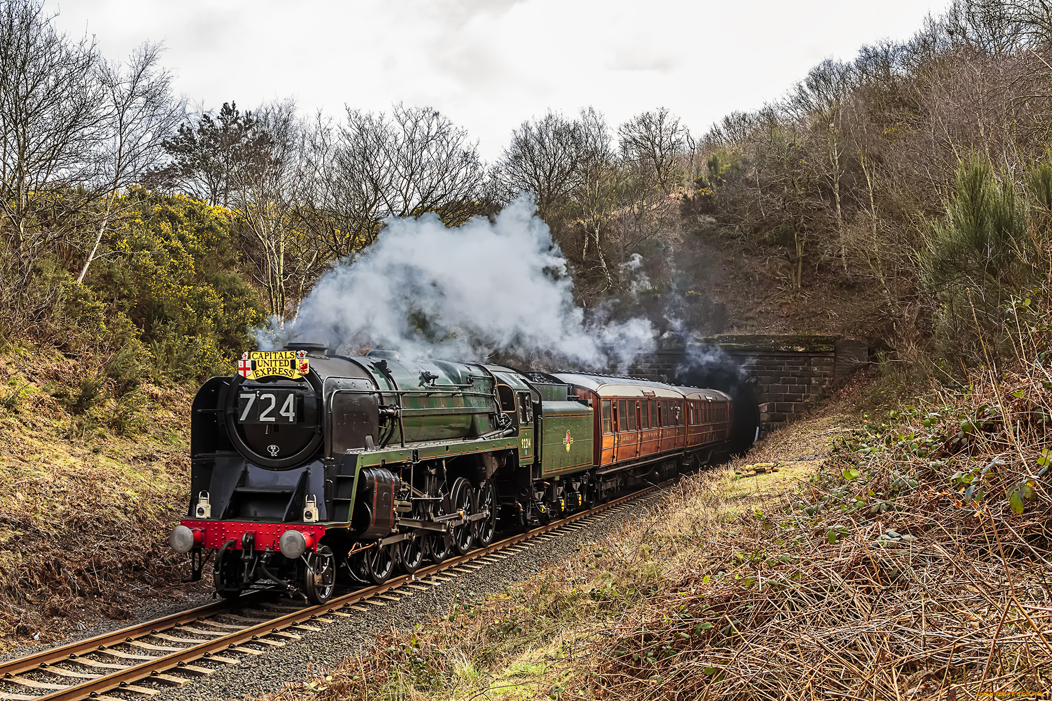 техника, паровозы, состав, локомотив
