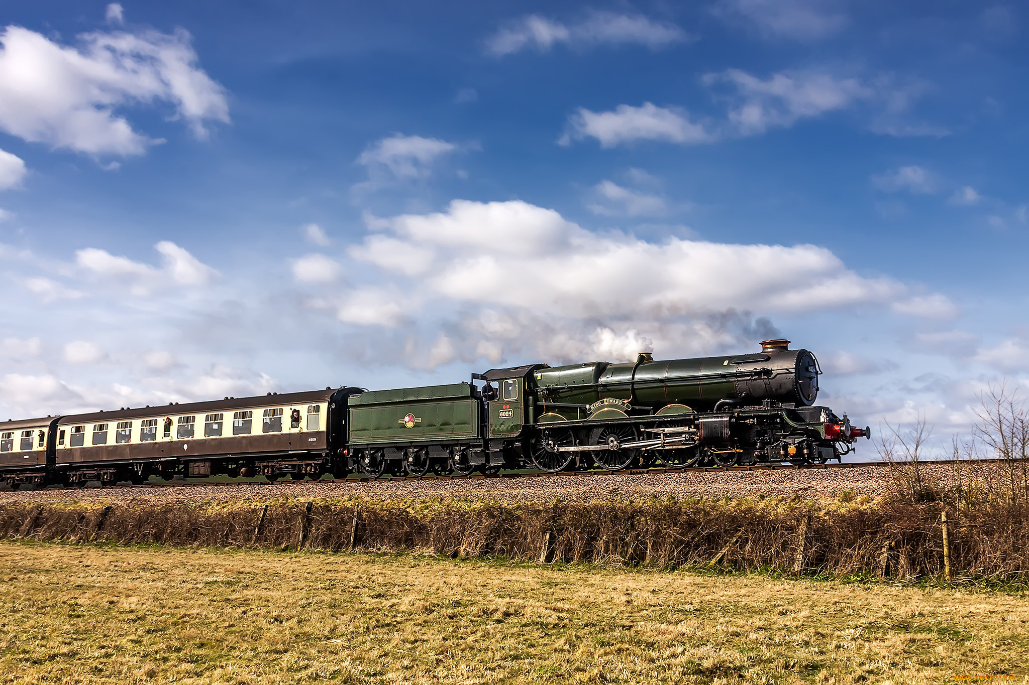 техника, паровозы, состав, локомотив