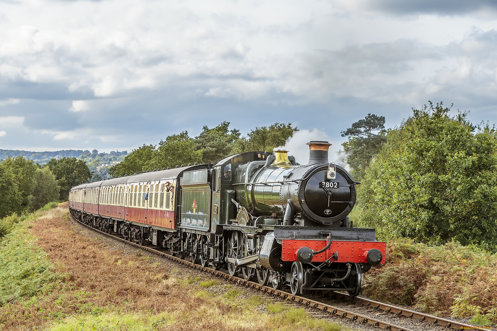 техника, паровозы, состав, локомотив