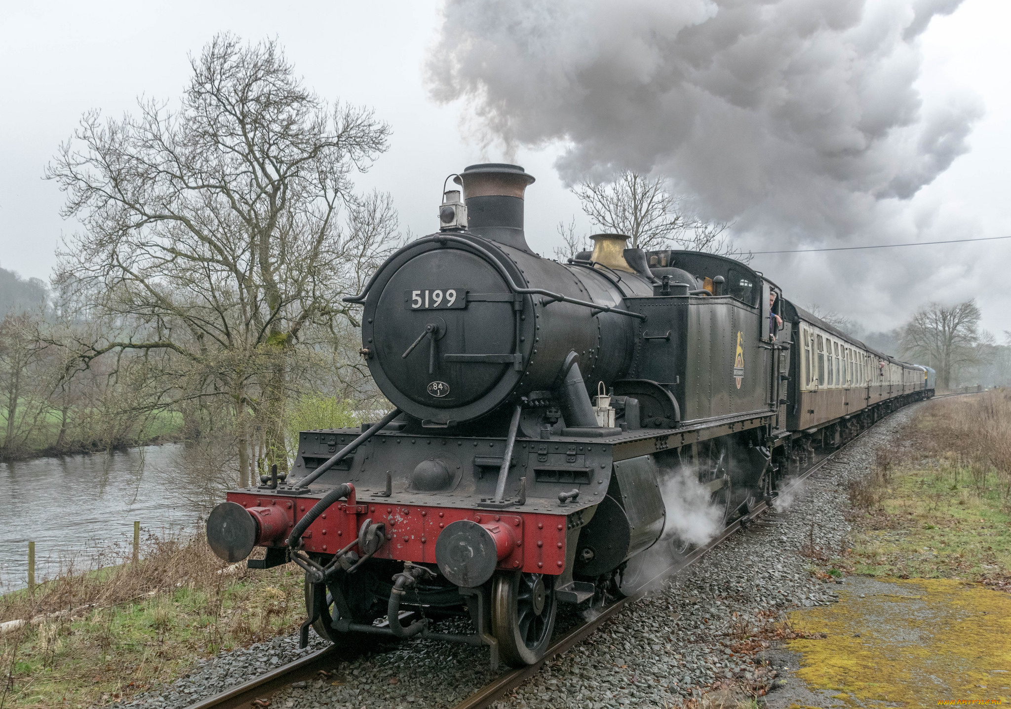 техника, паровозы, локомотив, состав