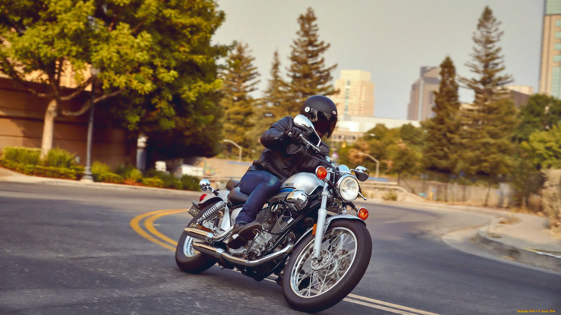 2020, yamaha, v, star, 250, мотоциклы, yamaha, v, star, 250, дорога, 2020, года, мужчина, на, мотоцикле, японские