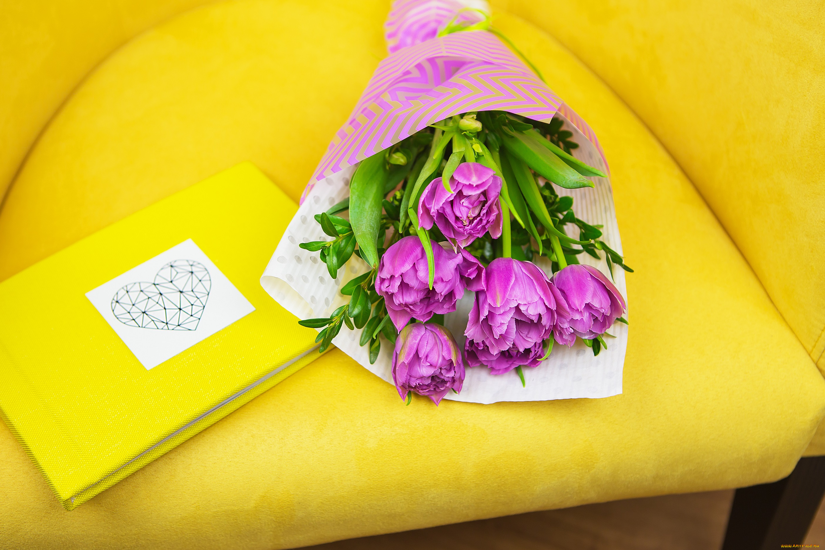 цветы, тюльпаны, букет