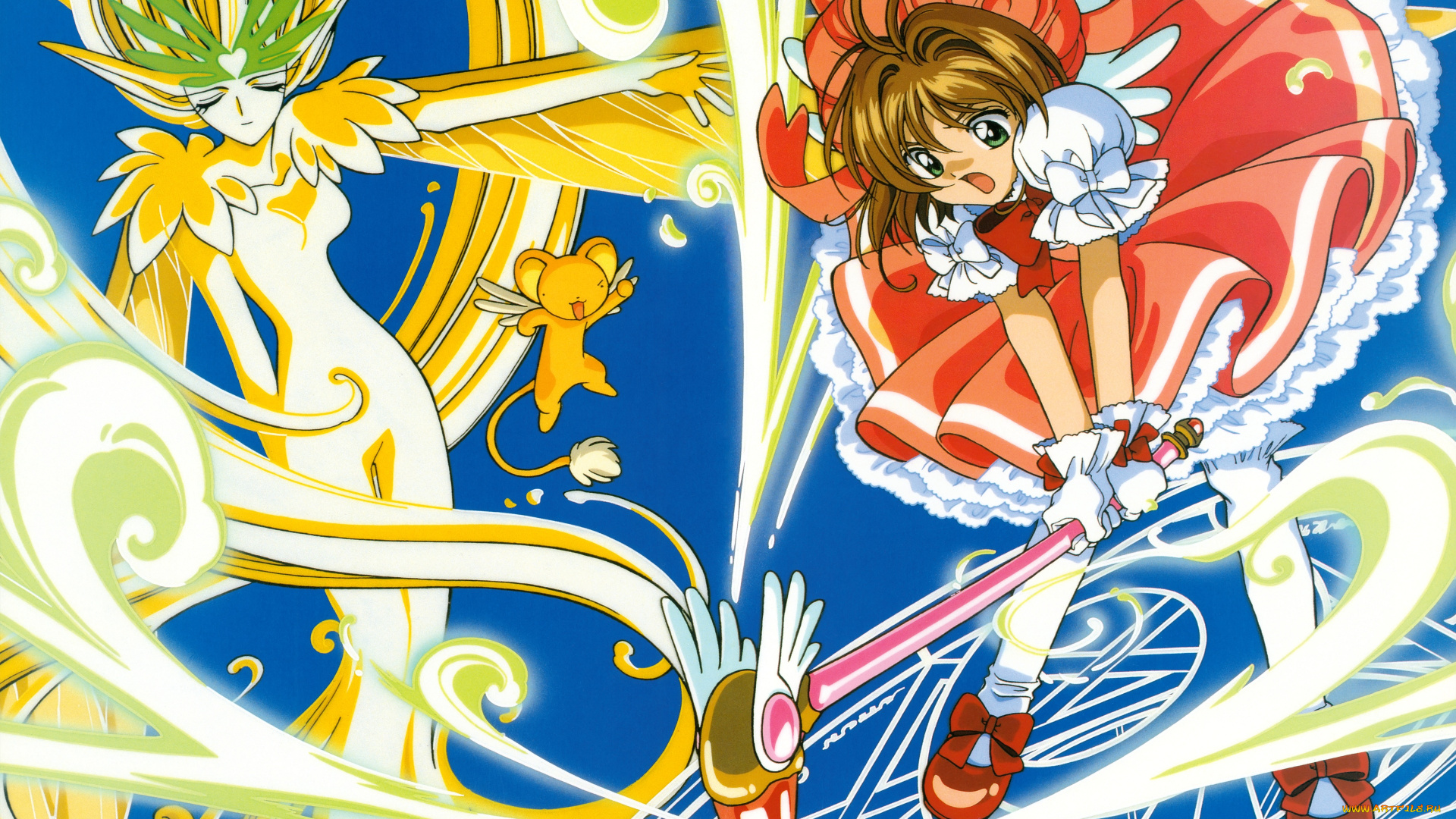 аниме, card, captor, sakura, сакура, собирательница, карт