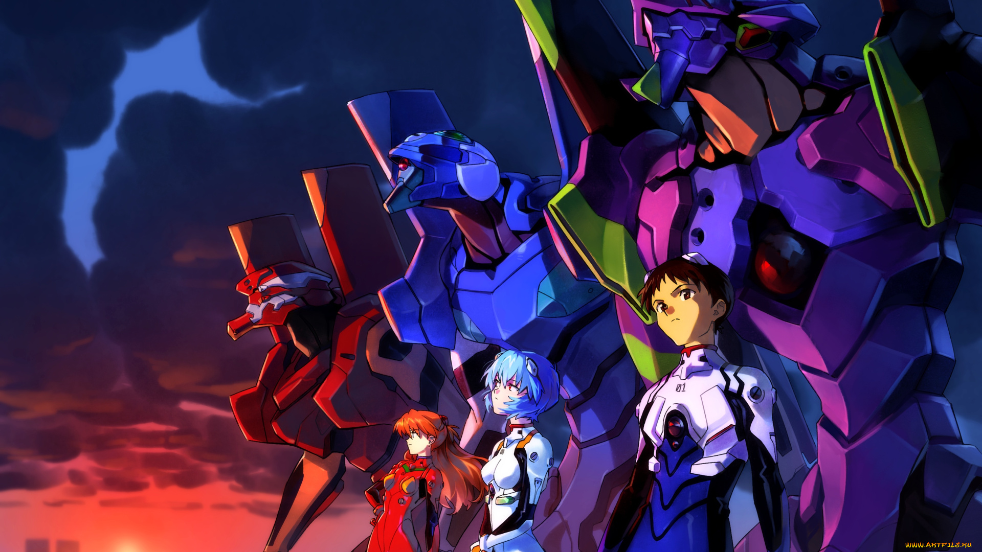 аниме, evangelion, евангелион