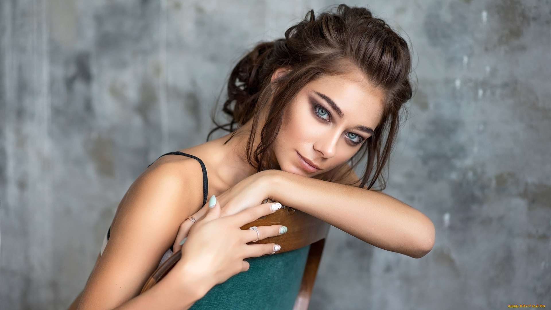 девушки, -, брюнетки, , шатенки, шатенка, взгляд, поза