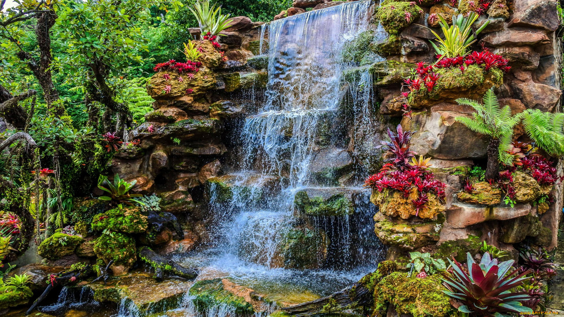 thailand, природа, водопады