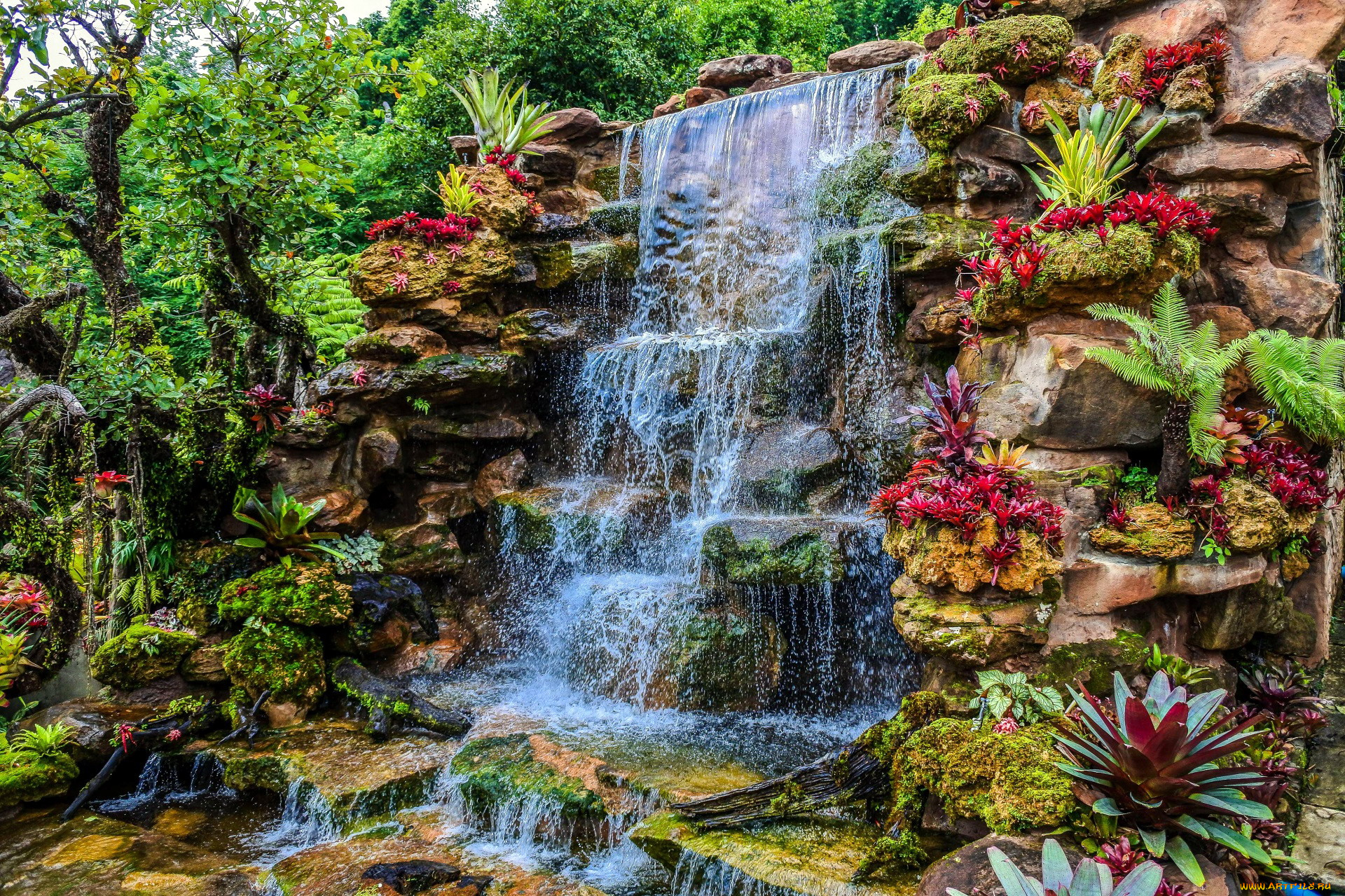 thailand, природа, водопады