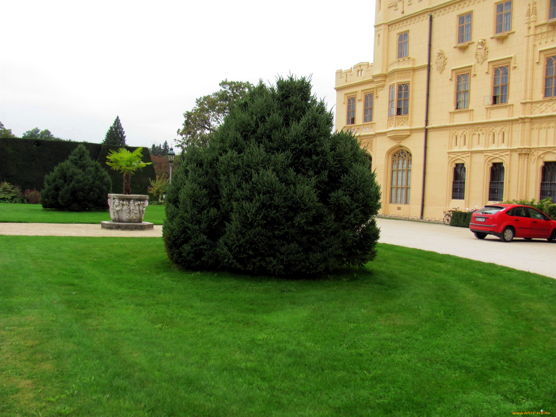 города, замок, леднице, , чехия, lednice, castle