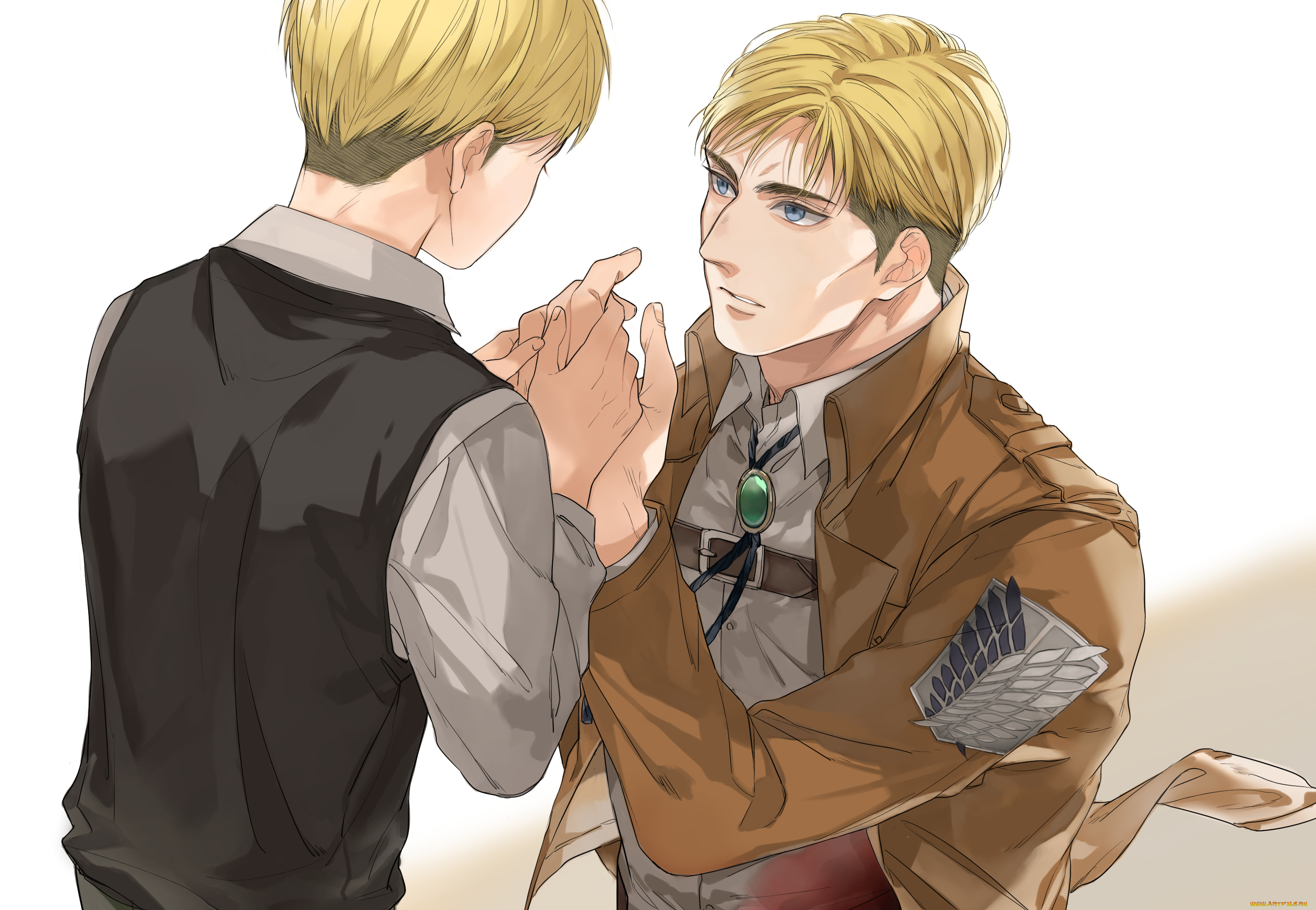 аниме, shingeki, no, kyojin, атака, титанов
