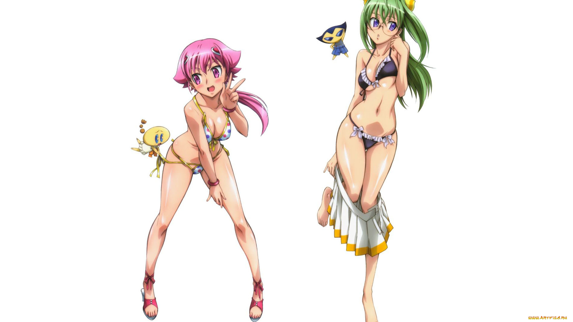 аниме, unknown, , другое, , девочки, существа