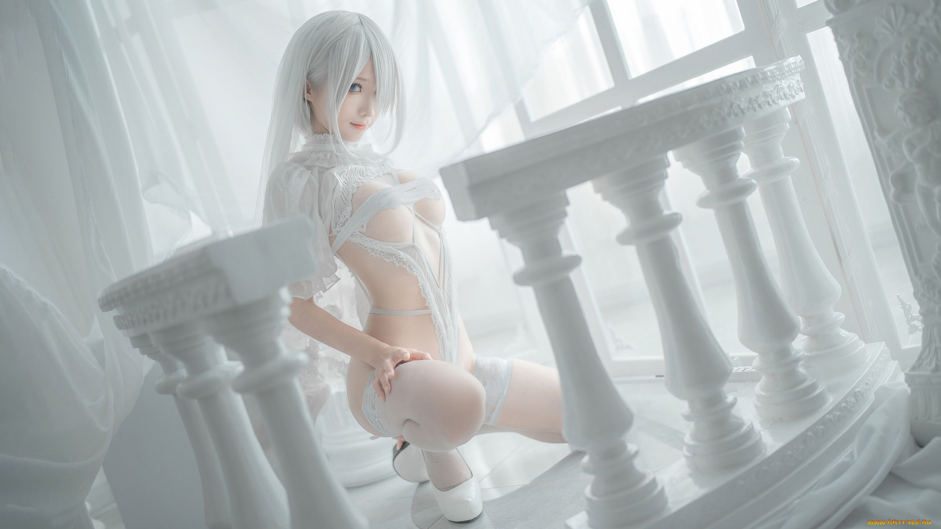 девушки, -, креатив, , косплей, cosplay, азиатка, stupid, momo