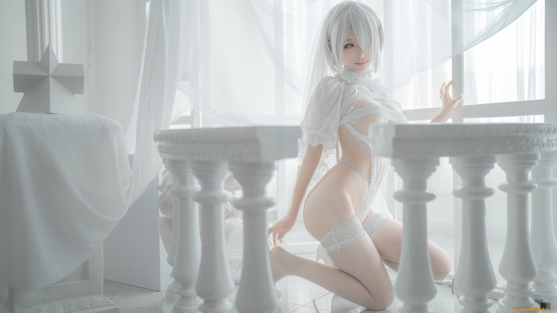 девушки, -, креатив, , косплей, cosplay, азиатка, stupid, momo