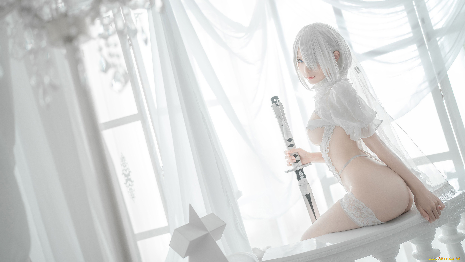 девушки, -, креатив, , косплей, cosplay, азиатка, stupid, momo