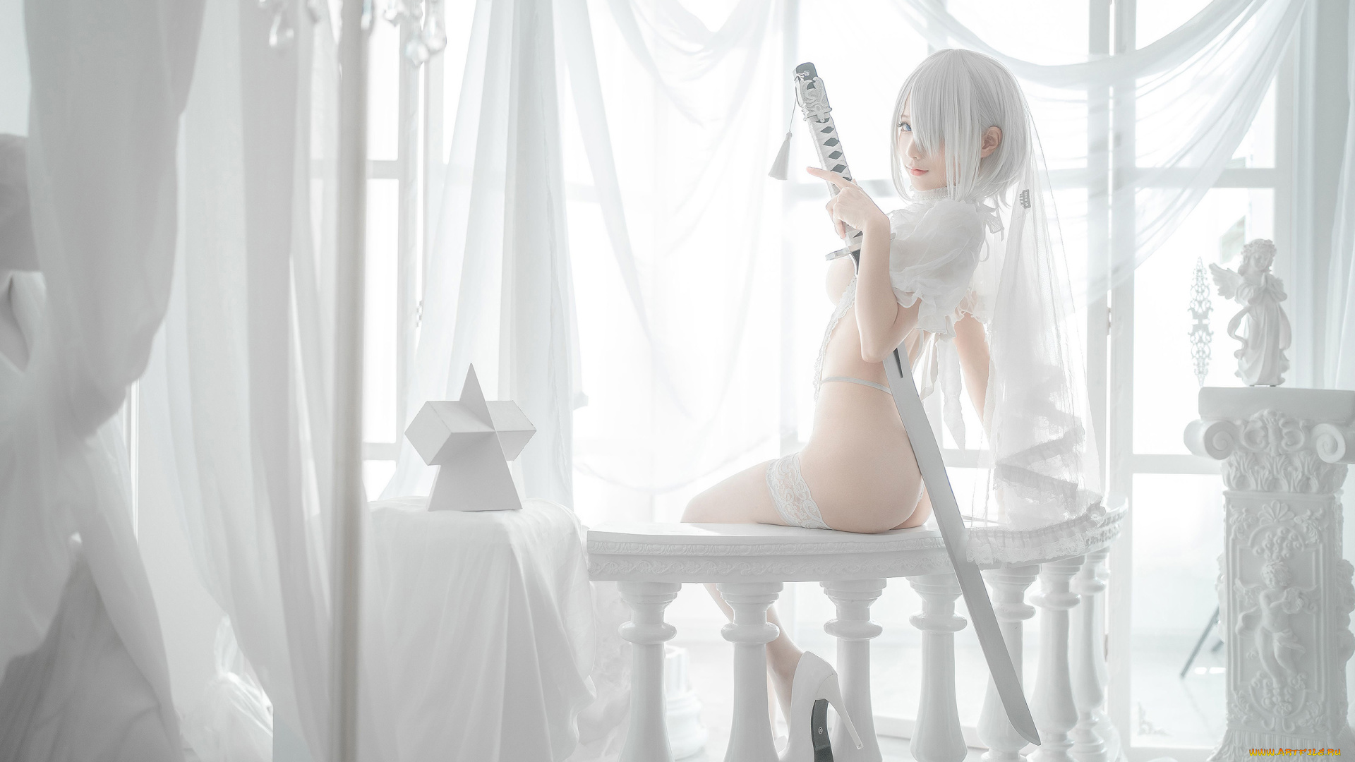 девушки, -, креатив, , косплей, cosplay, азиатка, stupid, momo