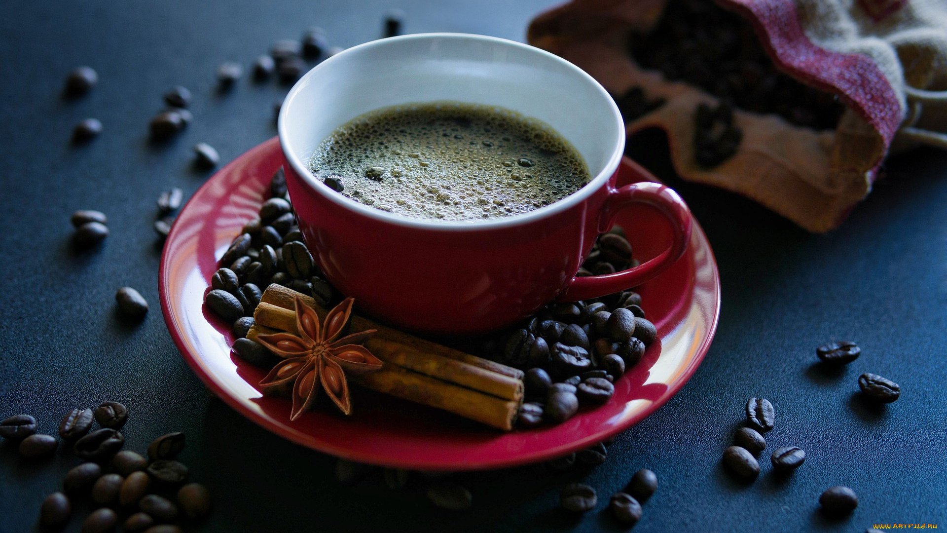 еда, кофе, , кофейные, зёрна, зерна, анис, корица