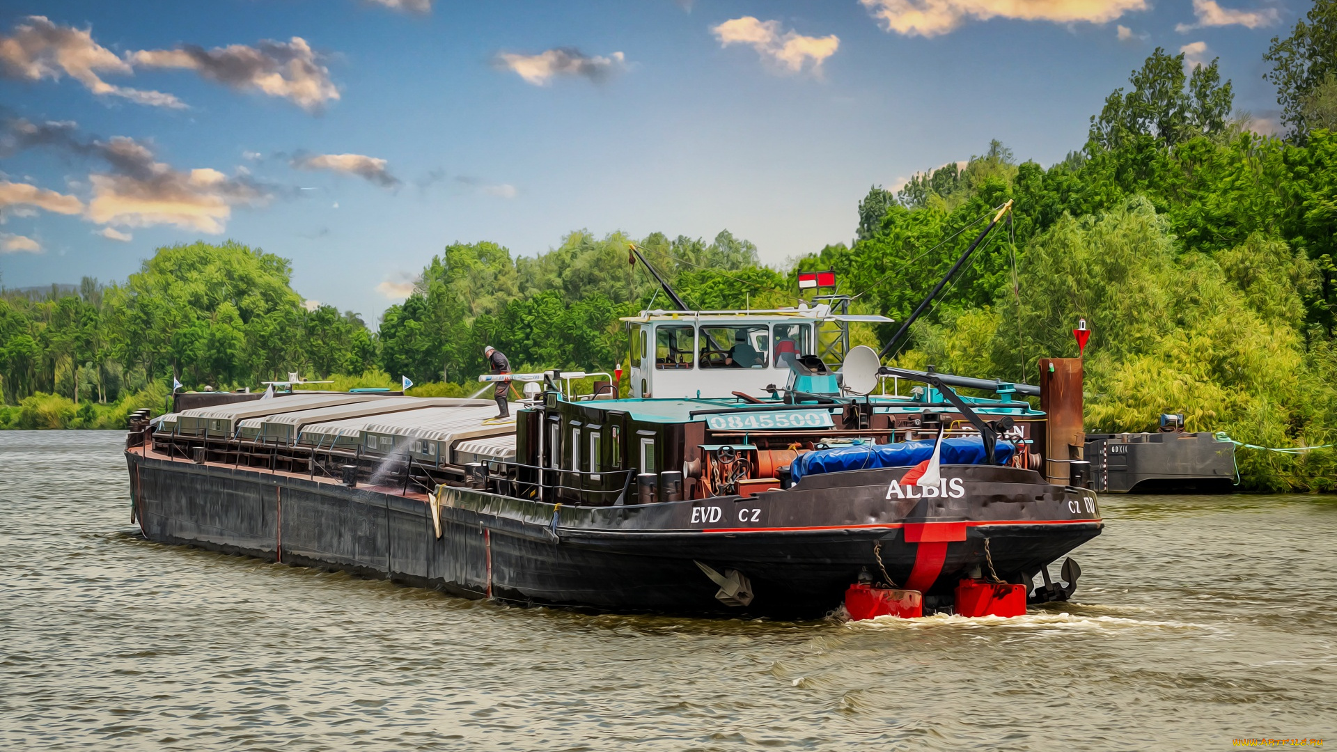 корабли, баржи, баржа