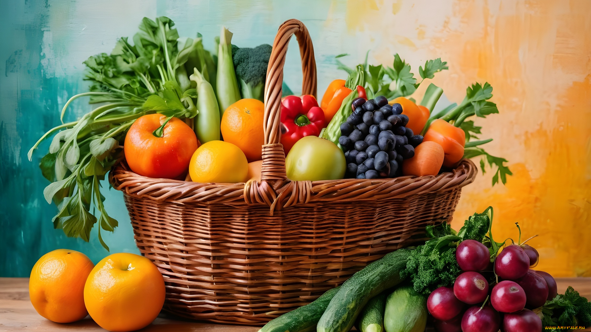 3д, графика, еда-, food, фрукты, овощи