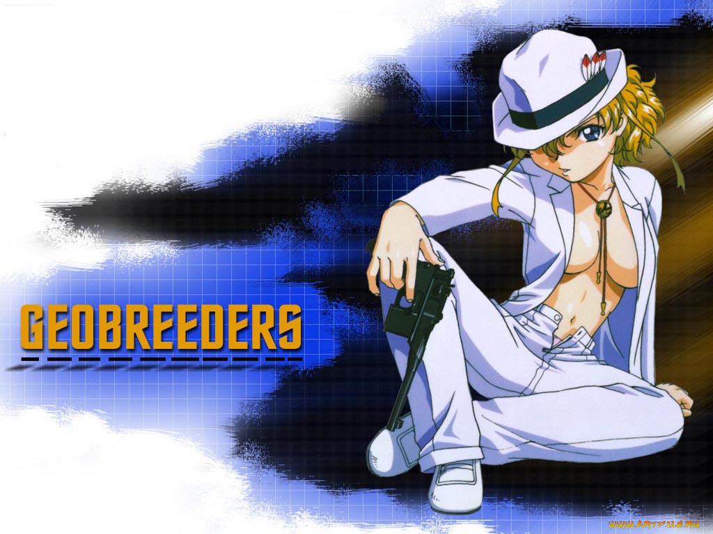 аниме, geobreeders, девушка, глаза, волосы