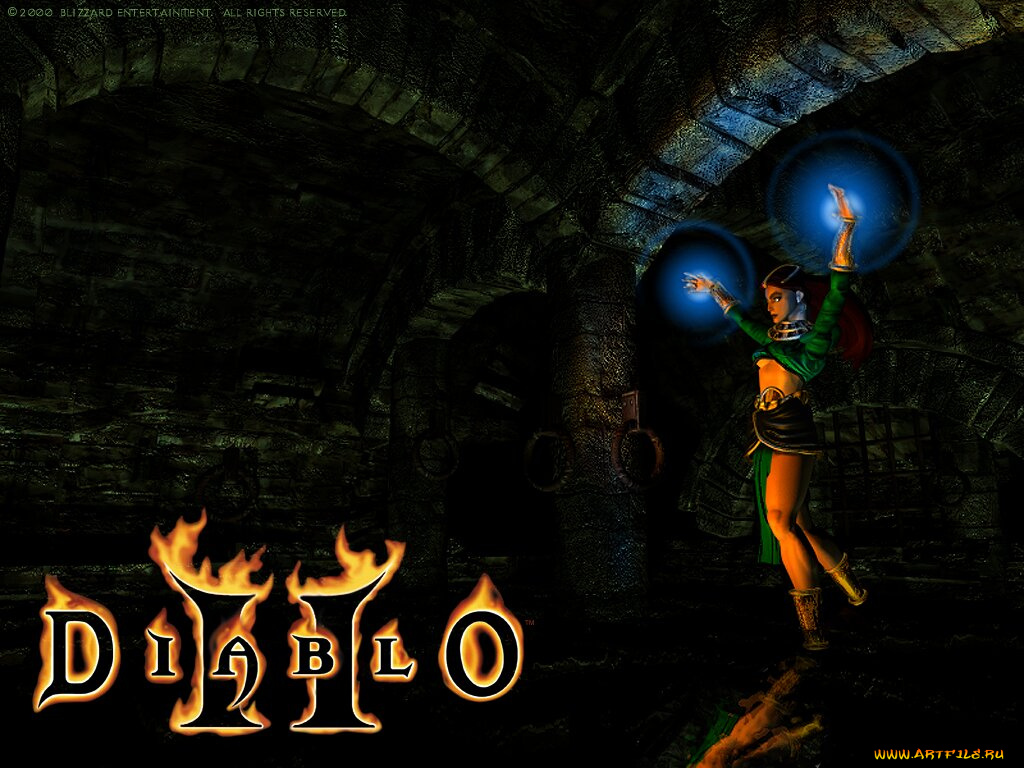 видео, игры, diablo, ii