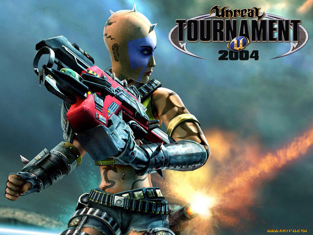 unreal, tournament, 2004, видео, игры