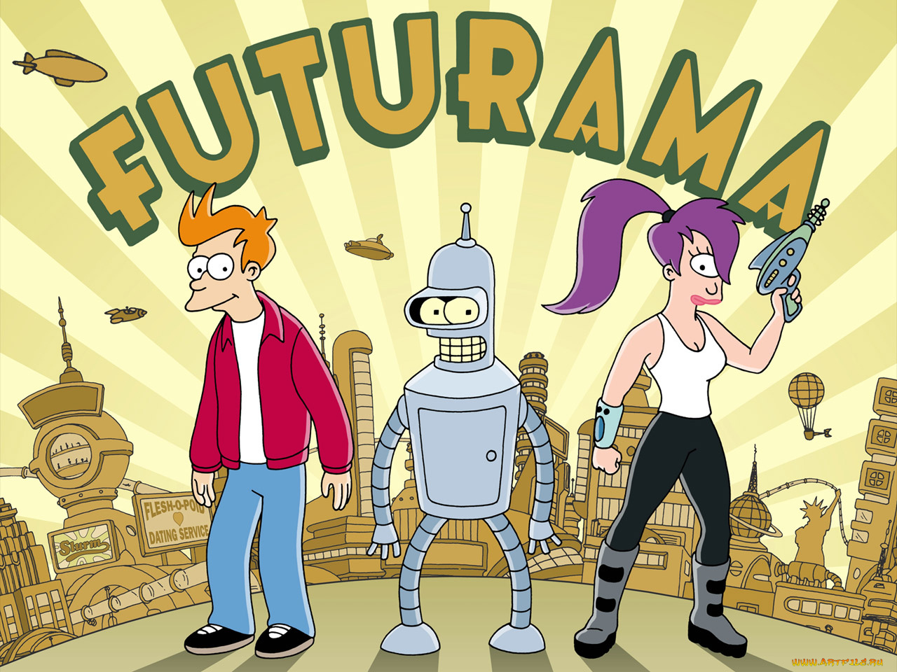 futurama, мультфильмы