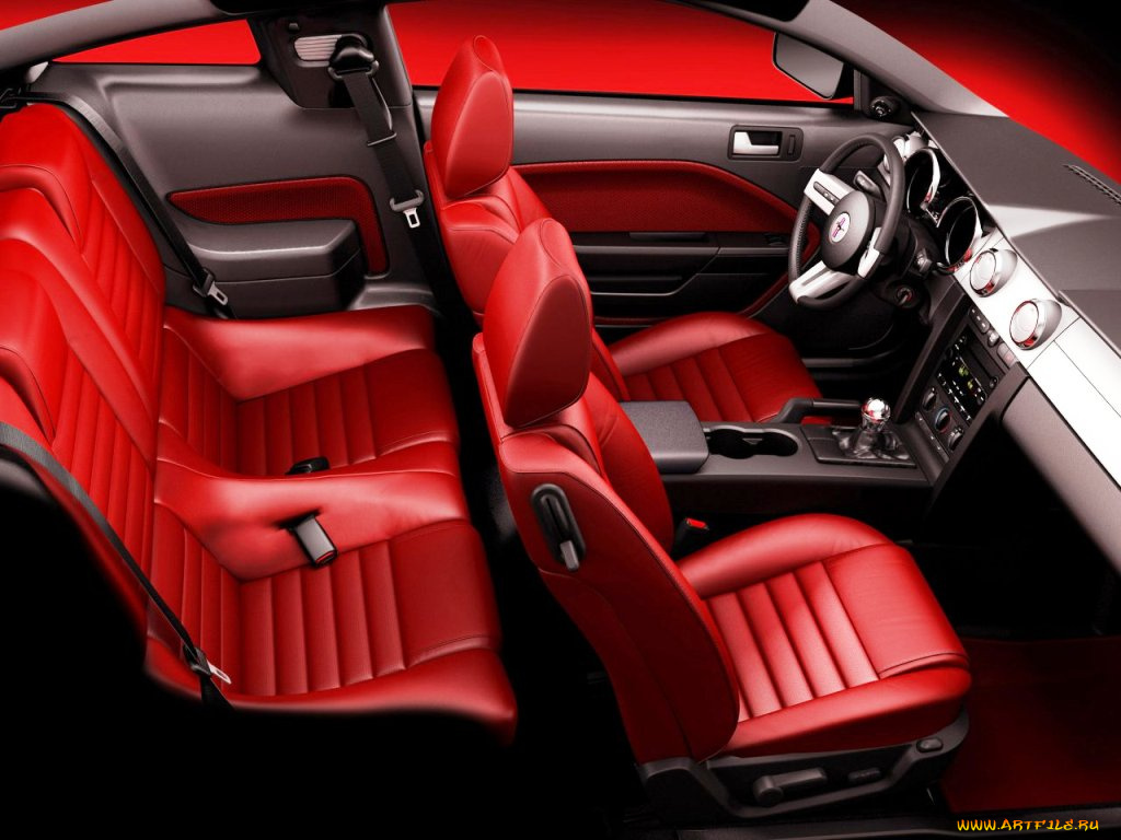ford, mustang, 2004, автомобили, интерьеры