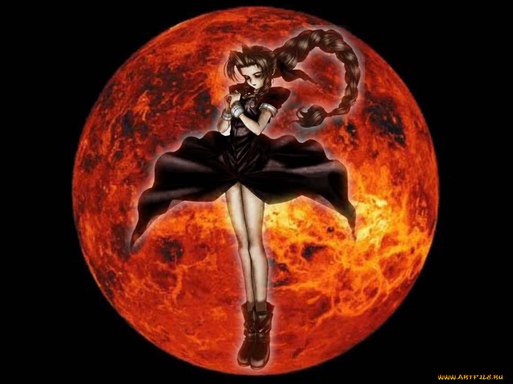 moon, аниме, final, fantasy