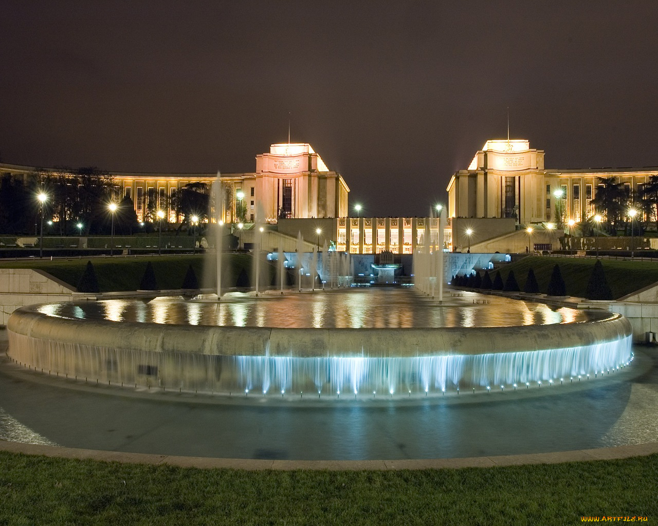 города, фонтаны