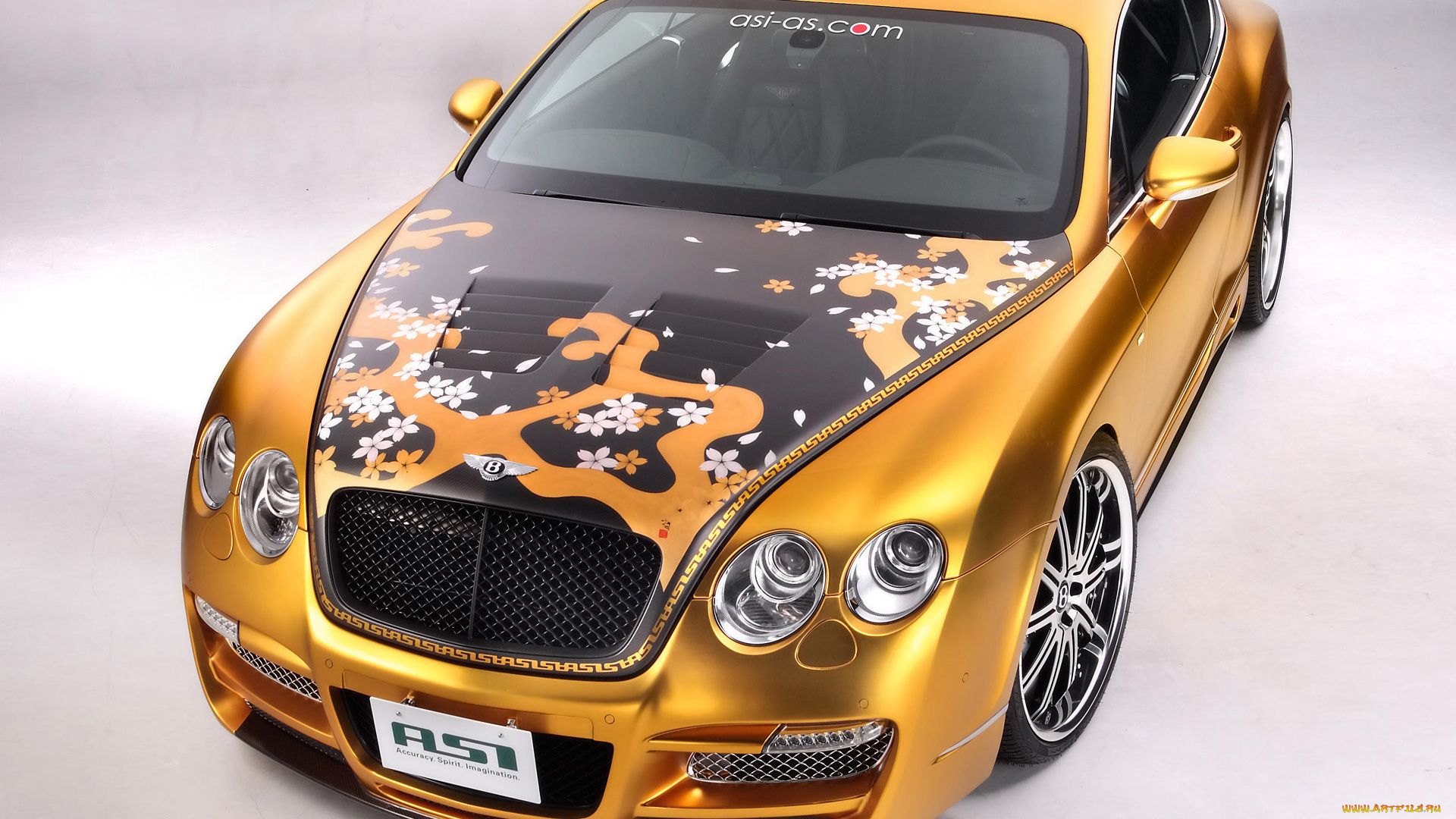 2008, asi, bentley, w66, gts, gold, автомобили