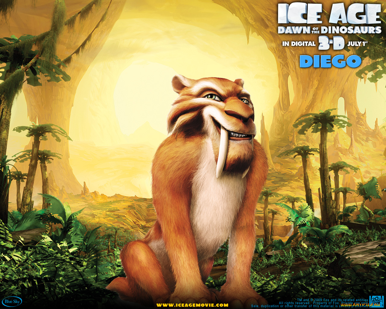мультфильмы, ice, age, dawn, of, the, dinosaurs