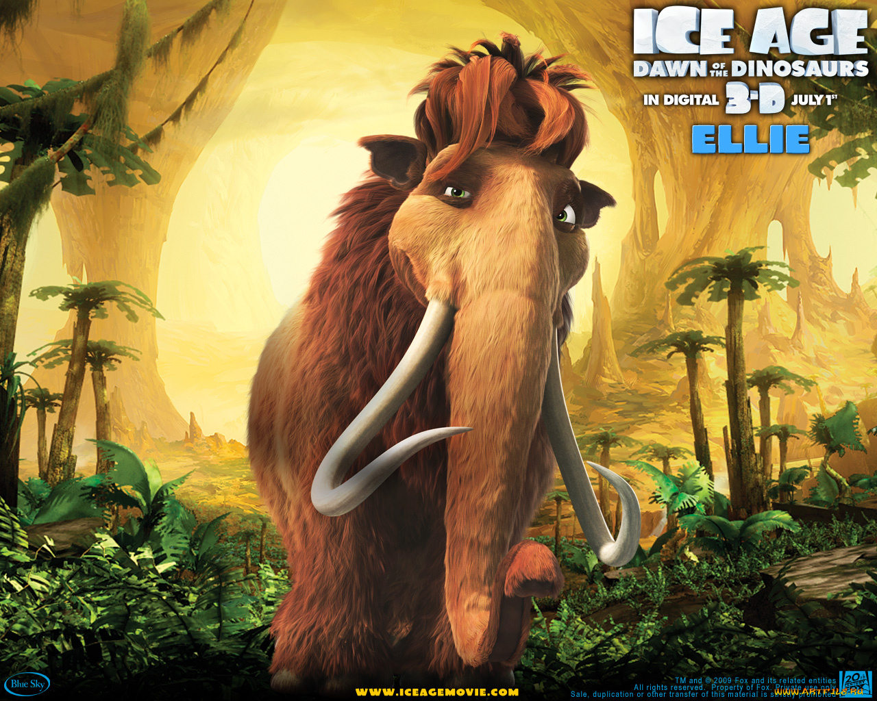 мультфильмы, ice, age, dawn, of, the, dinosaurs