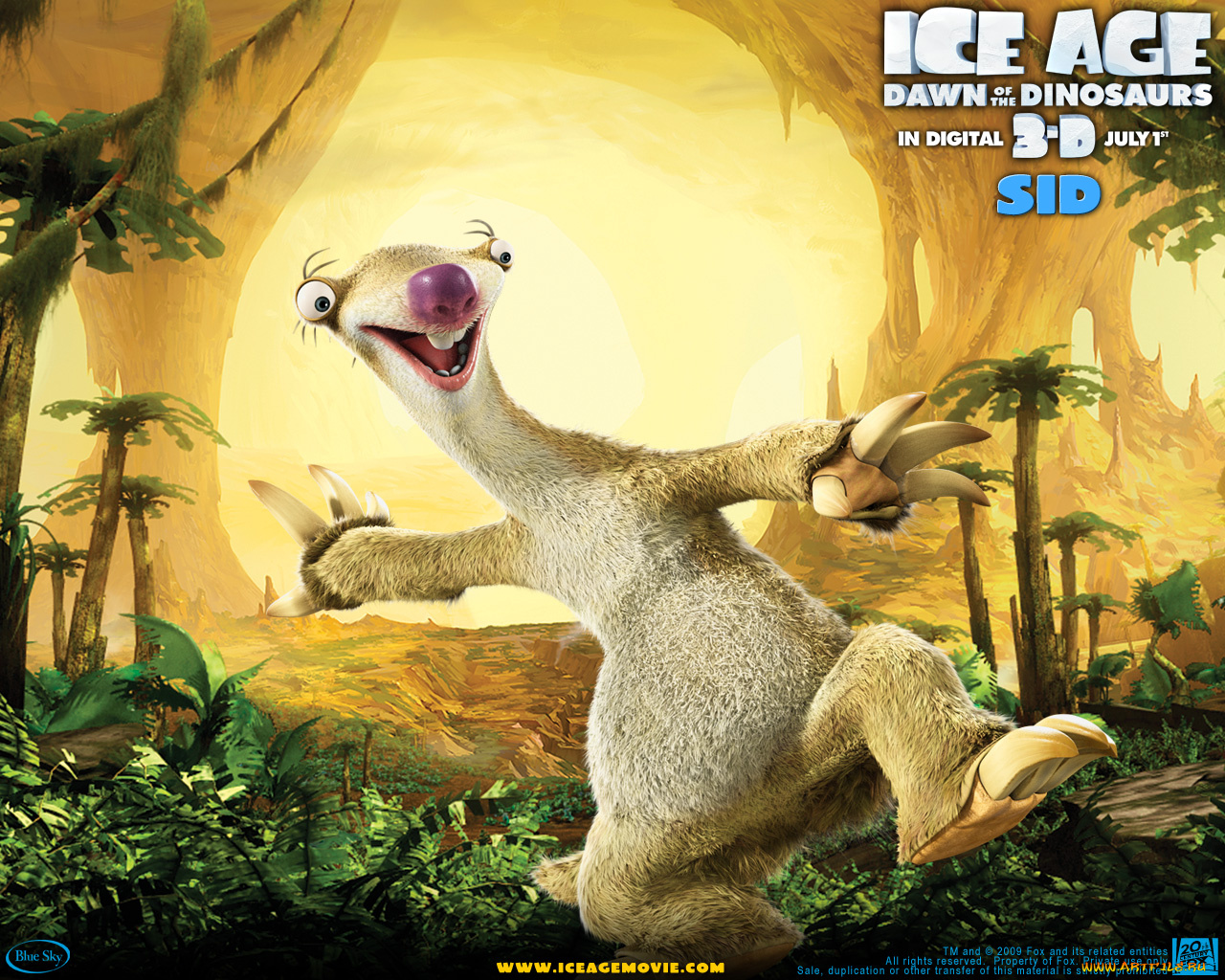 мультфильмы, ice, age, dawn, of, the, dinosaurs