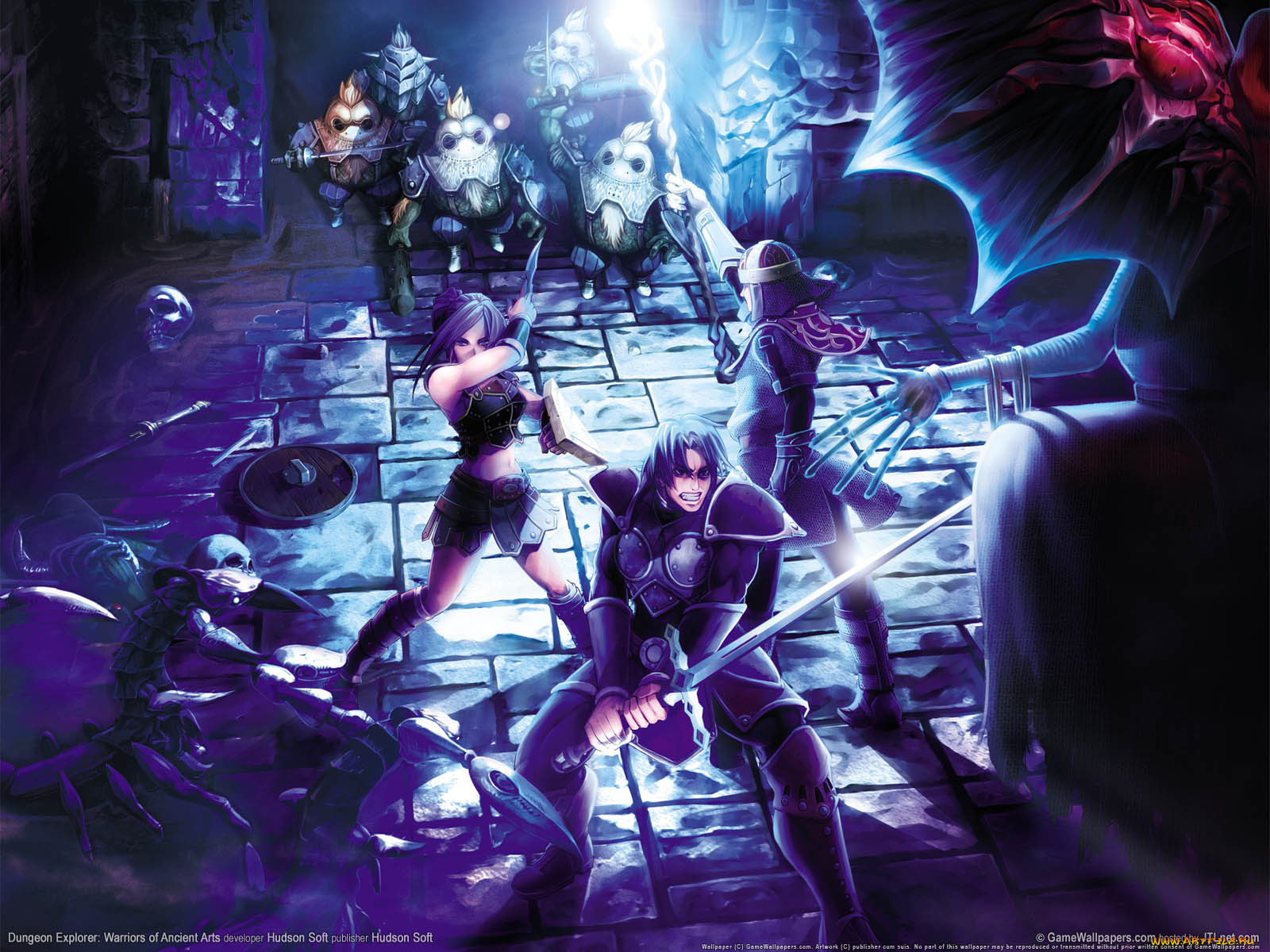 видео, игры, dungeon, explorer, warrios, of, ancient, arts