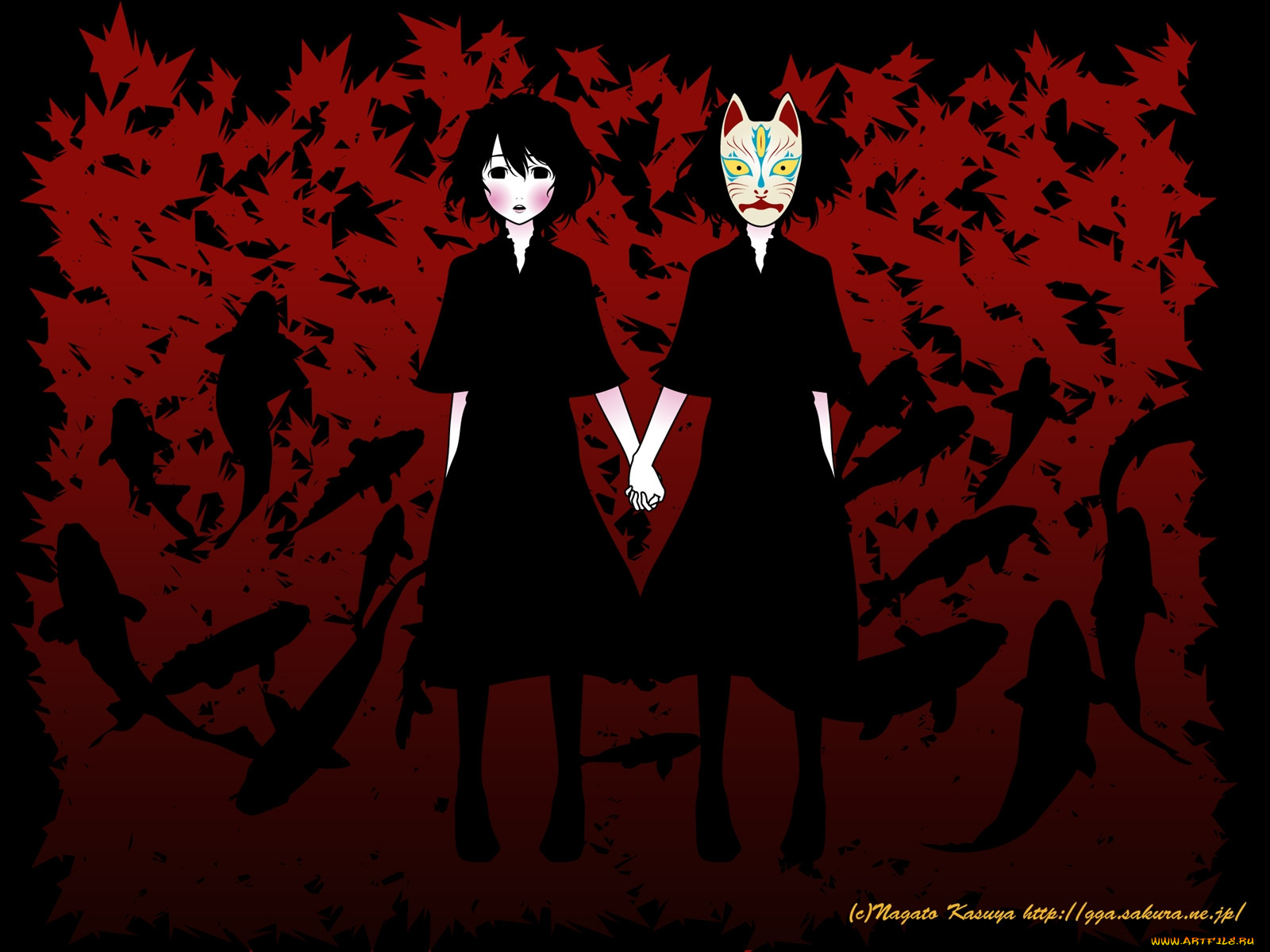 аниме, guitar, girls, addiction