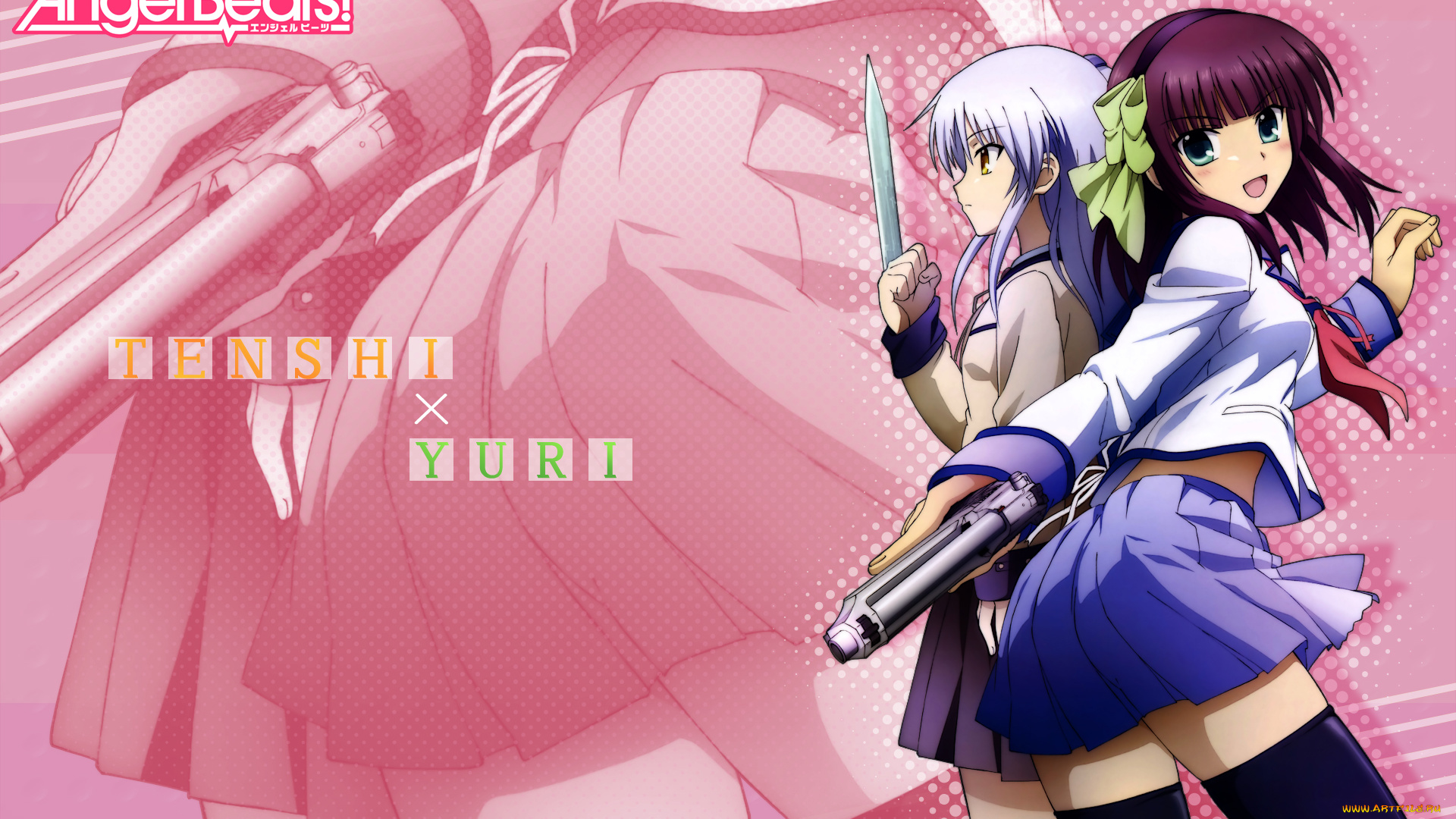 аниме, angel, beats