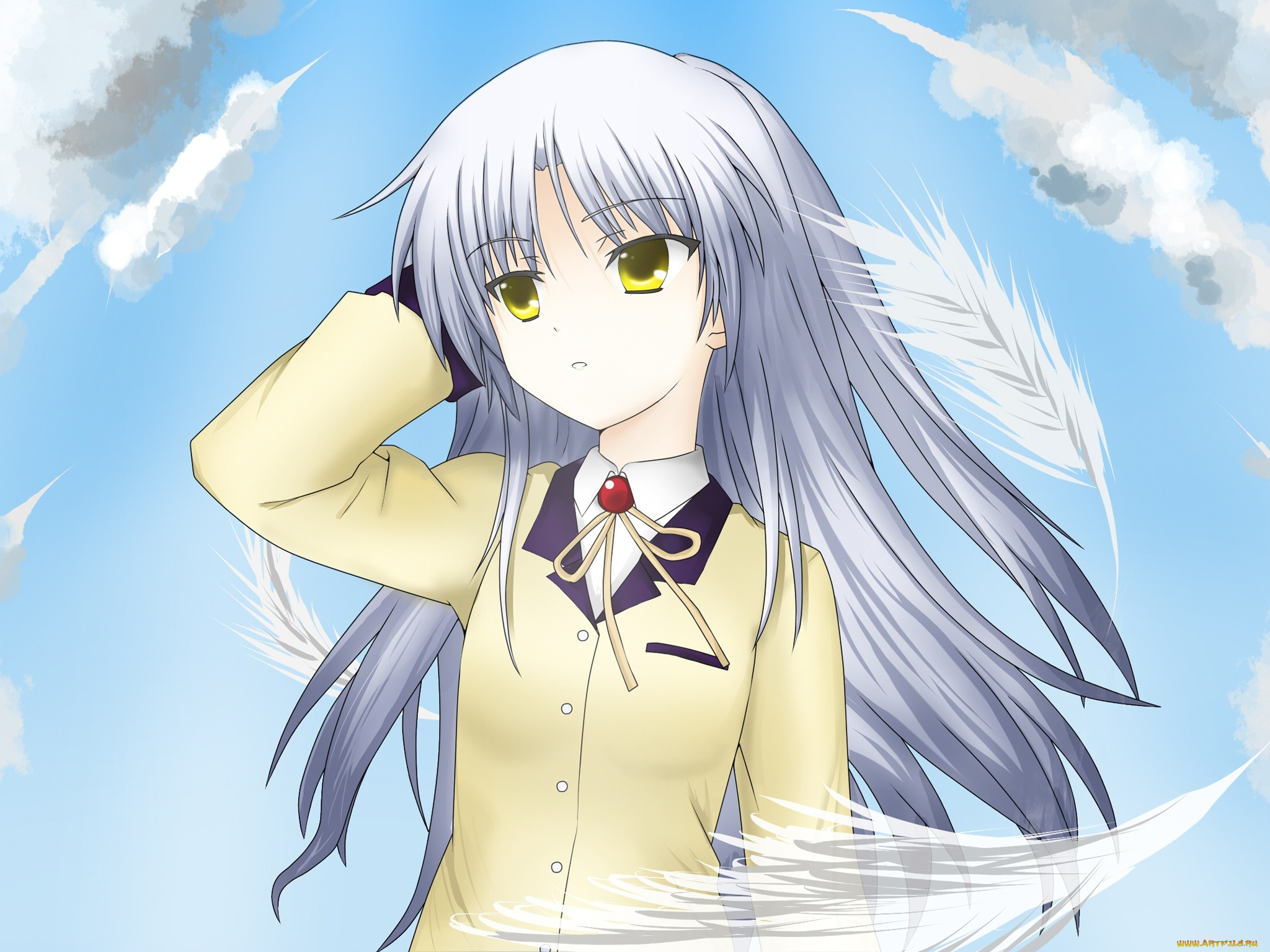 angel, beats, аниме